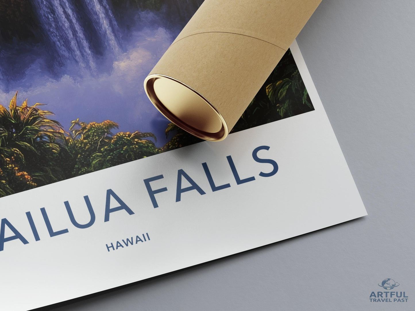 Waiula Falls Poster - Hawaii Wall Art