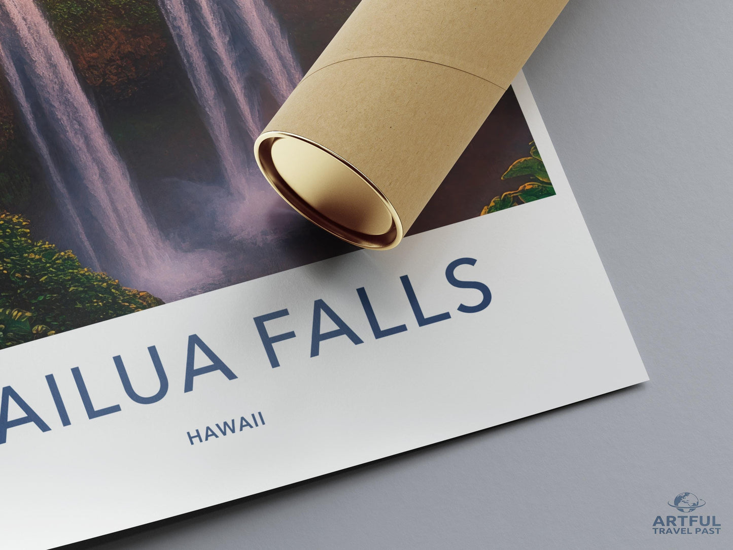 Waiula Falls Poster - Hawaii Wall Art