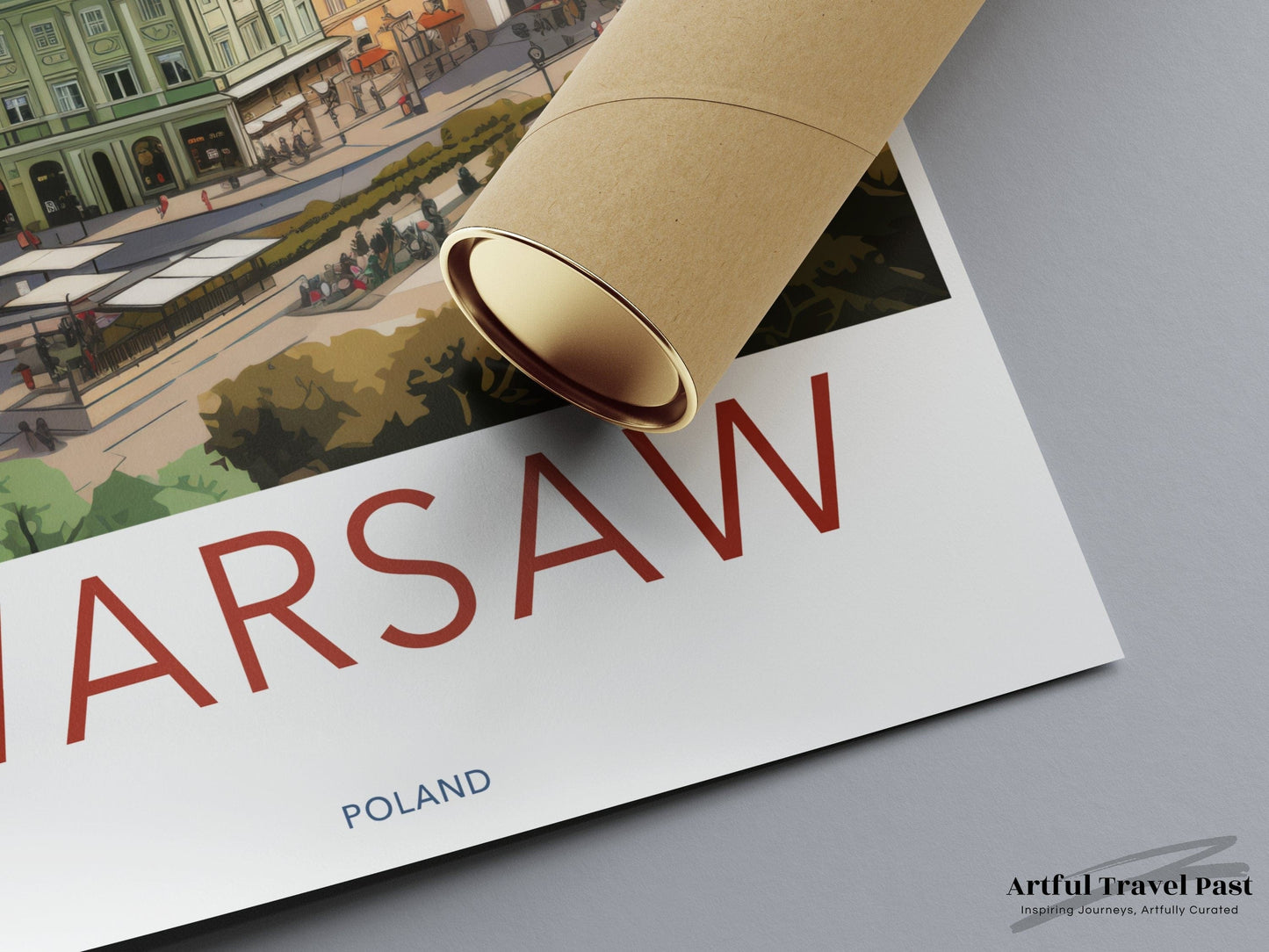 Warsaw Poster - Poland Wall Art