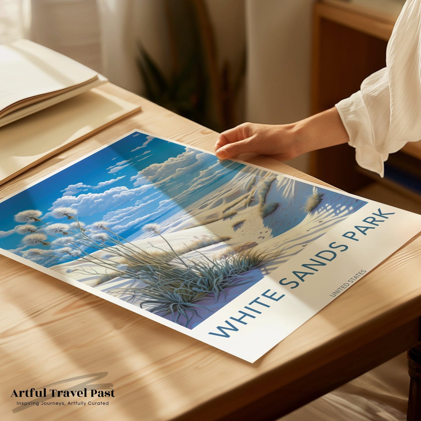 White Sands Park Poster - New Mexico Wall Art