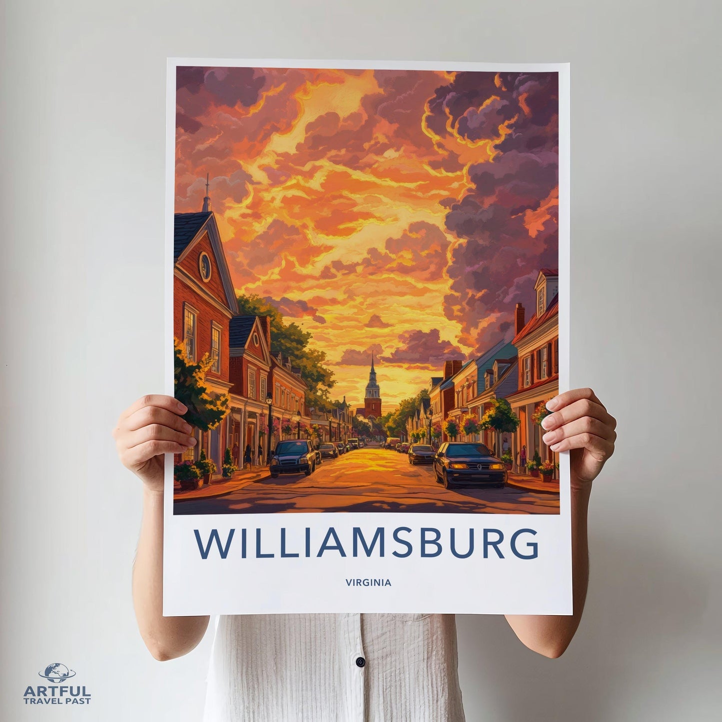 Williamsburg Poster - Virginia Wall Art