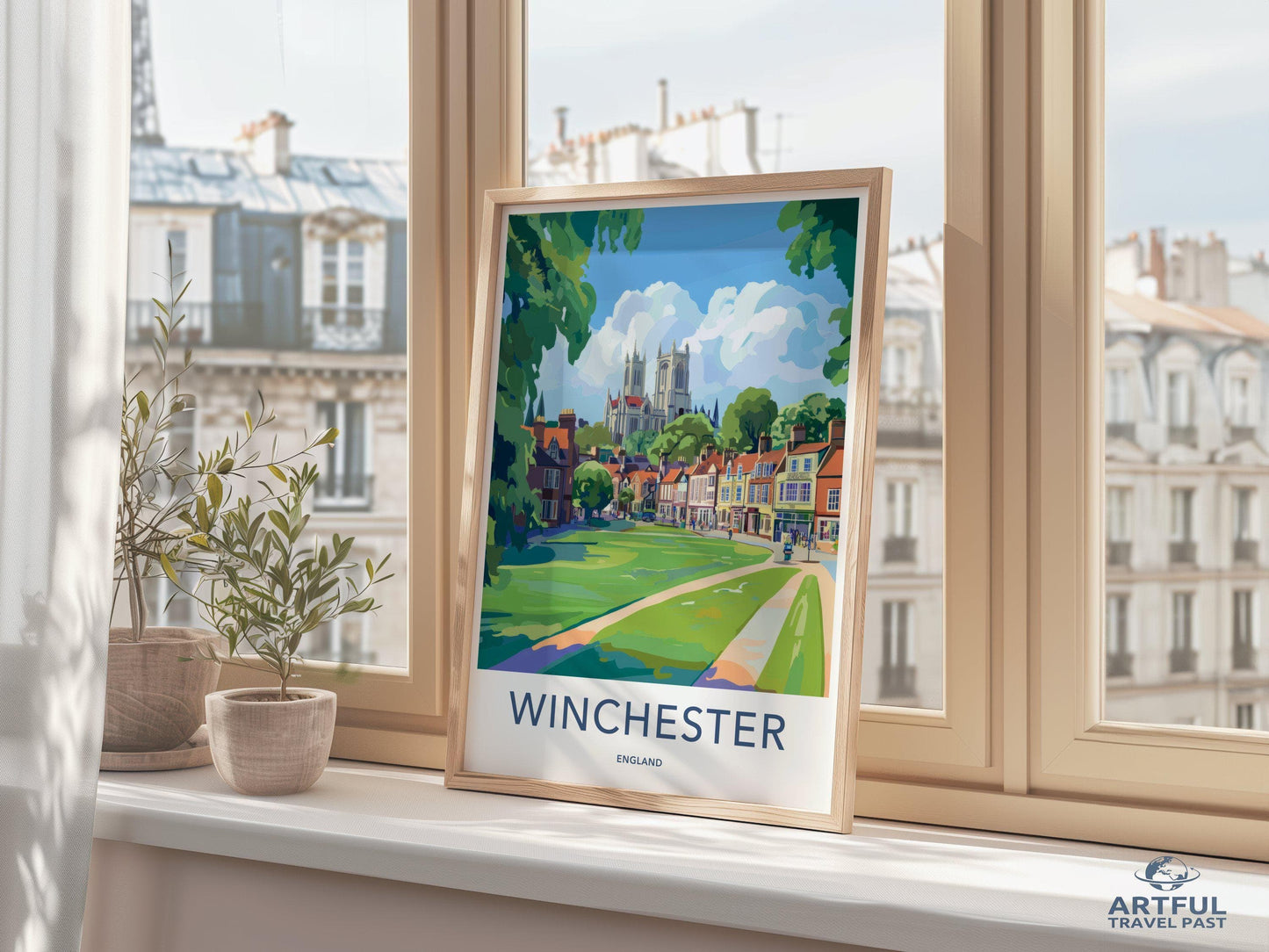 Winchester Poster | England Wall Art | UK Decor