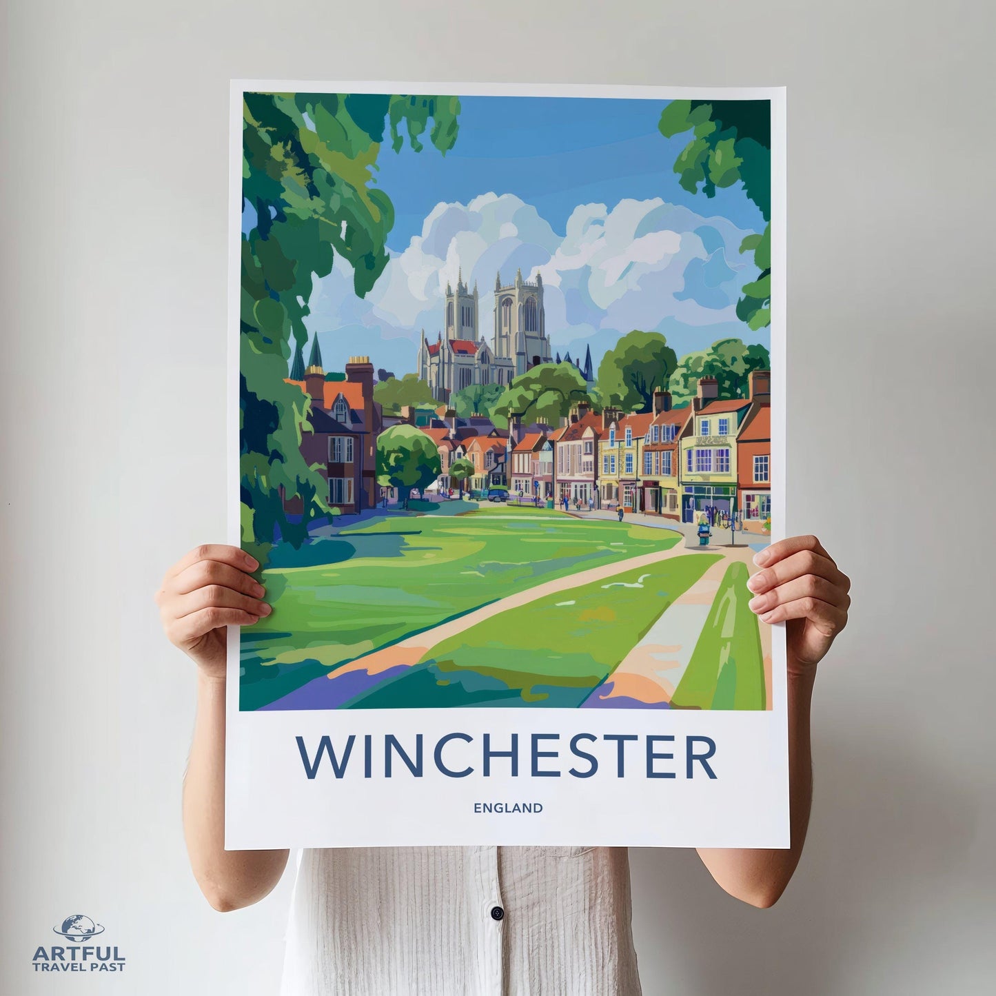 Winchester Poster | England Wall Art | UK Decor
