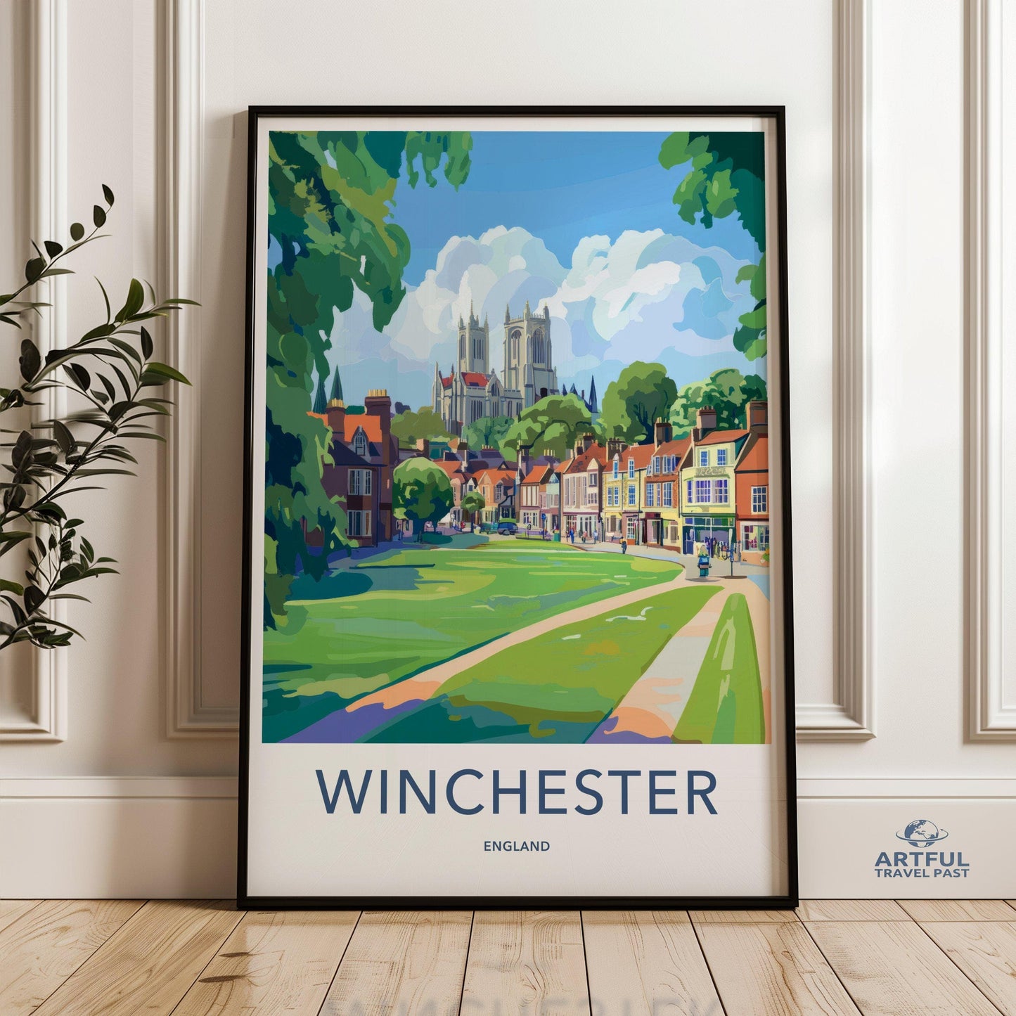 Winchester Poster | England Wall Art | UK Decor