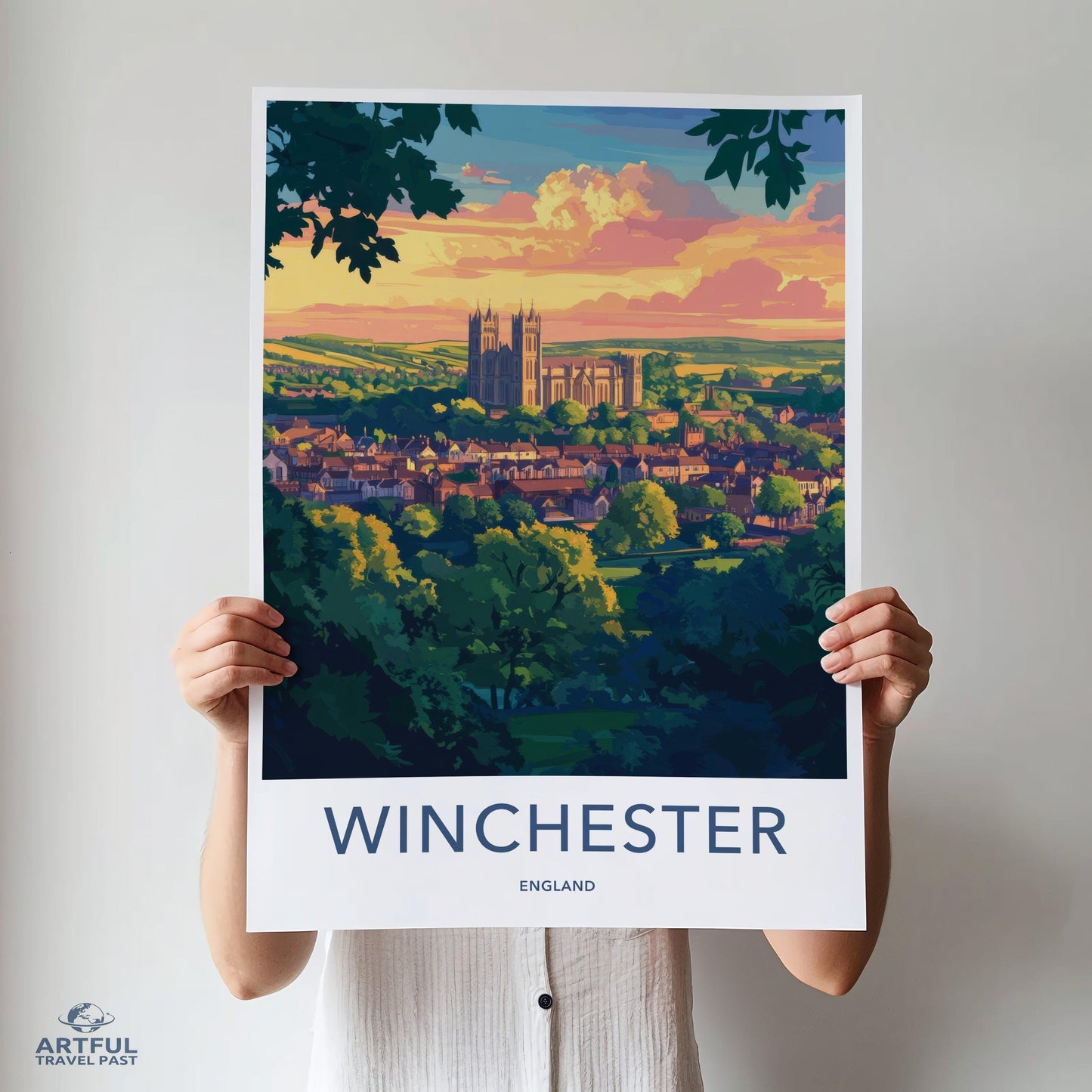 Winchester Poster | England Wall Art | UK Decor