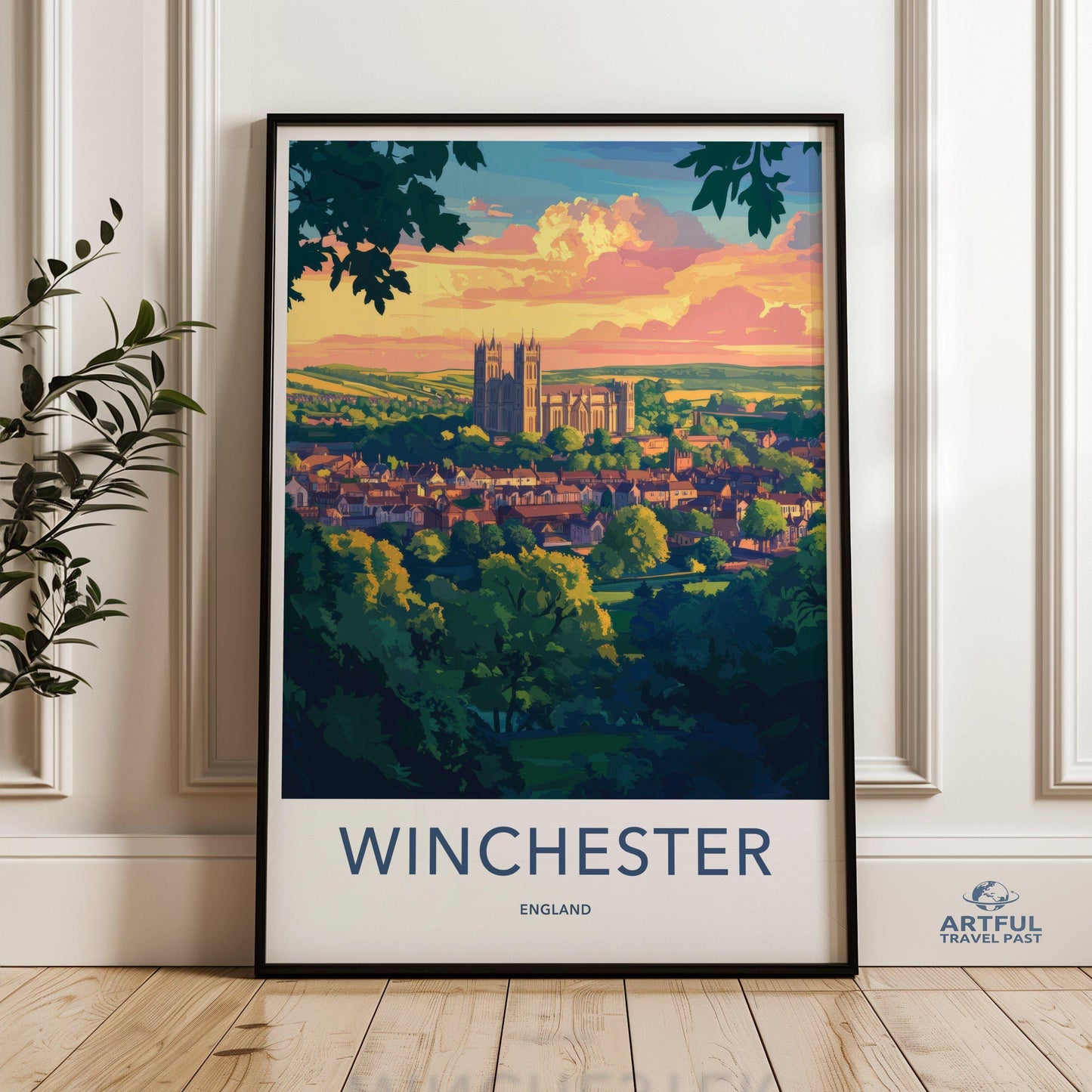 Winchester Poster | England Wall Art | UK Decor