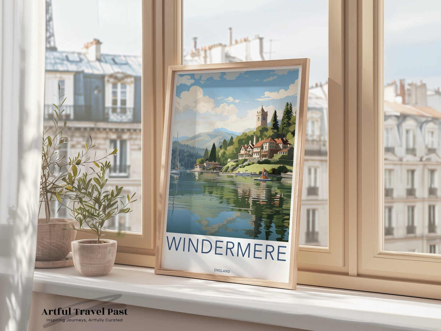 Windermere Poster - England Wall Art