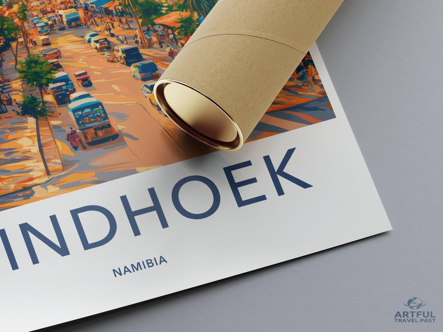 Windhoek Poster - Namibia Wall Art