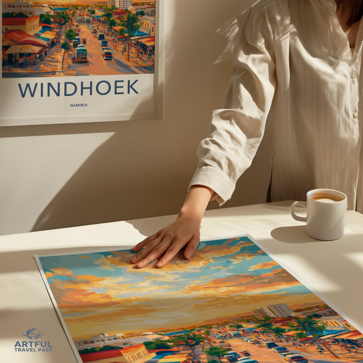 Windhoek Poster - Namibia Wall Art