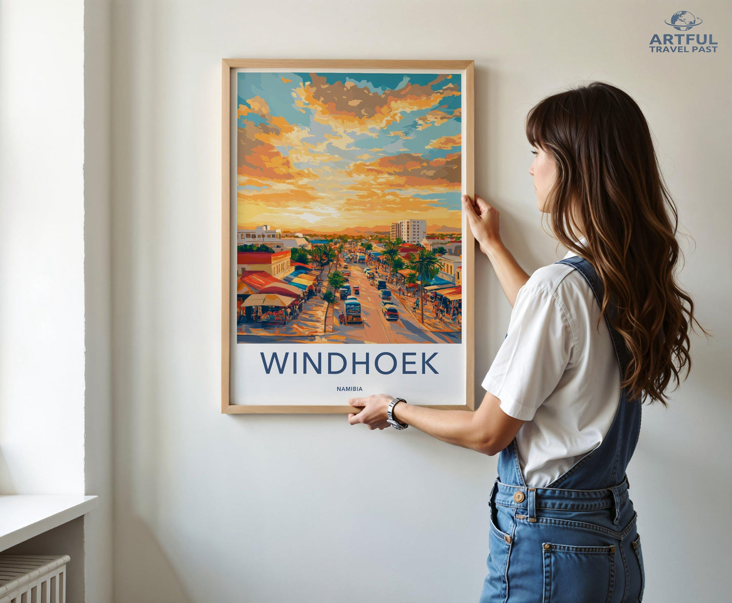 Windhoek Poster - Namibia Wall Art