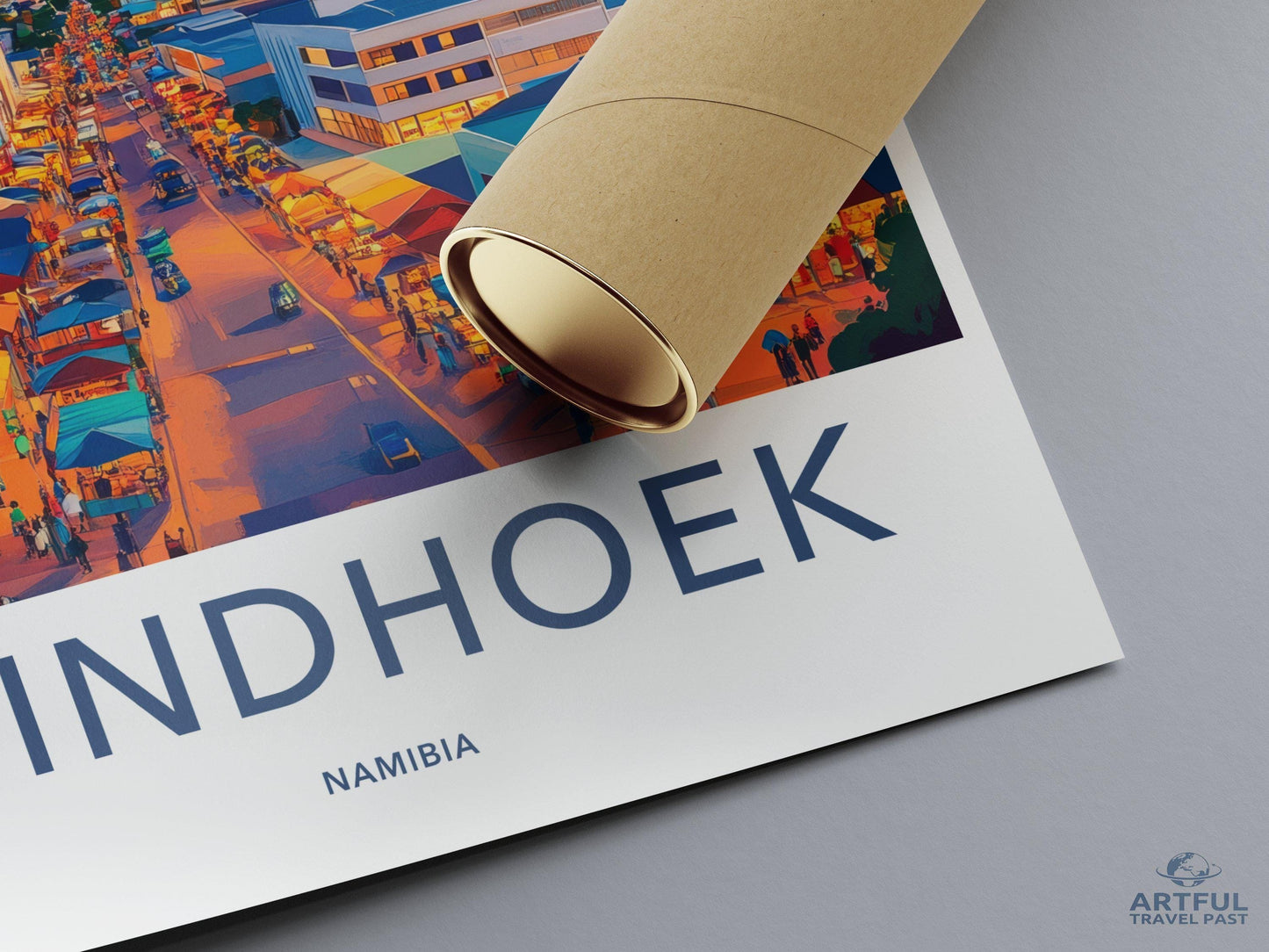 Windhoek Poster - Namibia Wall Art