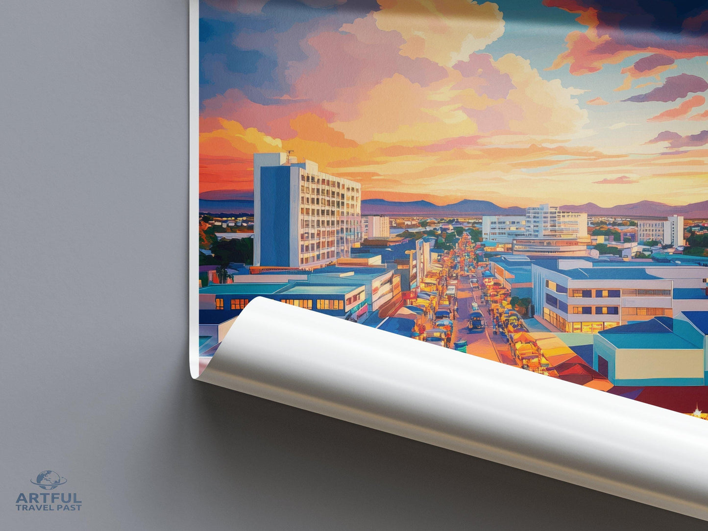 Windhoek Poster - Namibia Wall Art