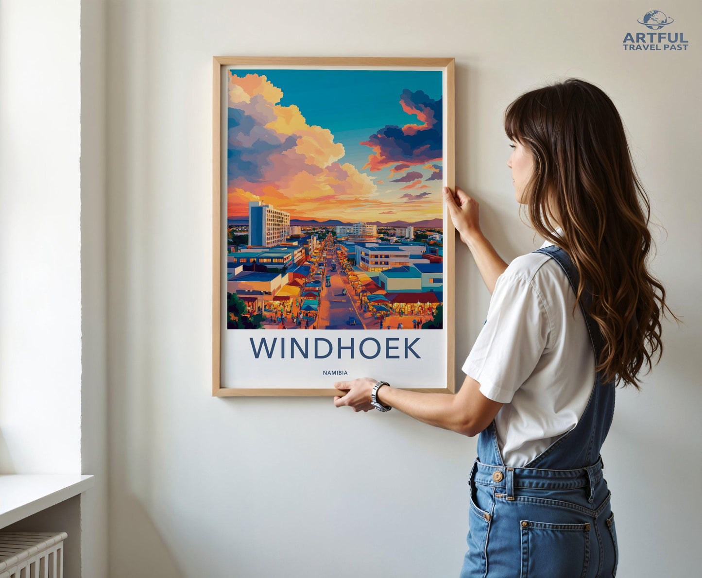 Windhoek Poster - Namibia Wall Art