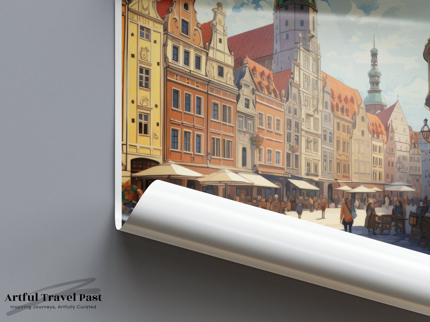 Wrocław Poster | Poland Wall Art | Eastern Europe Artwork