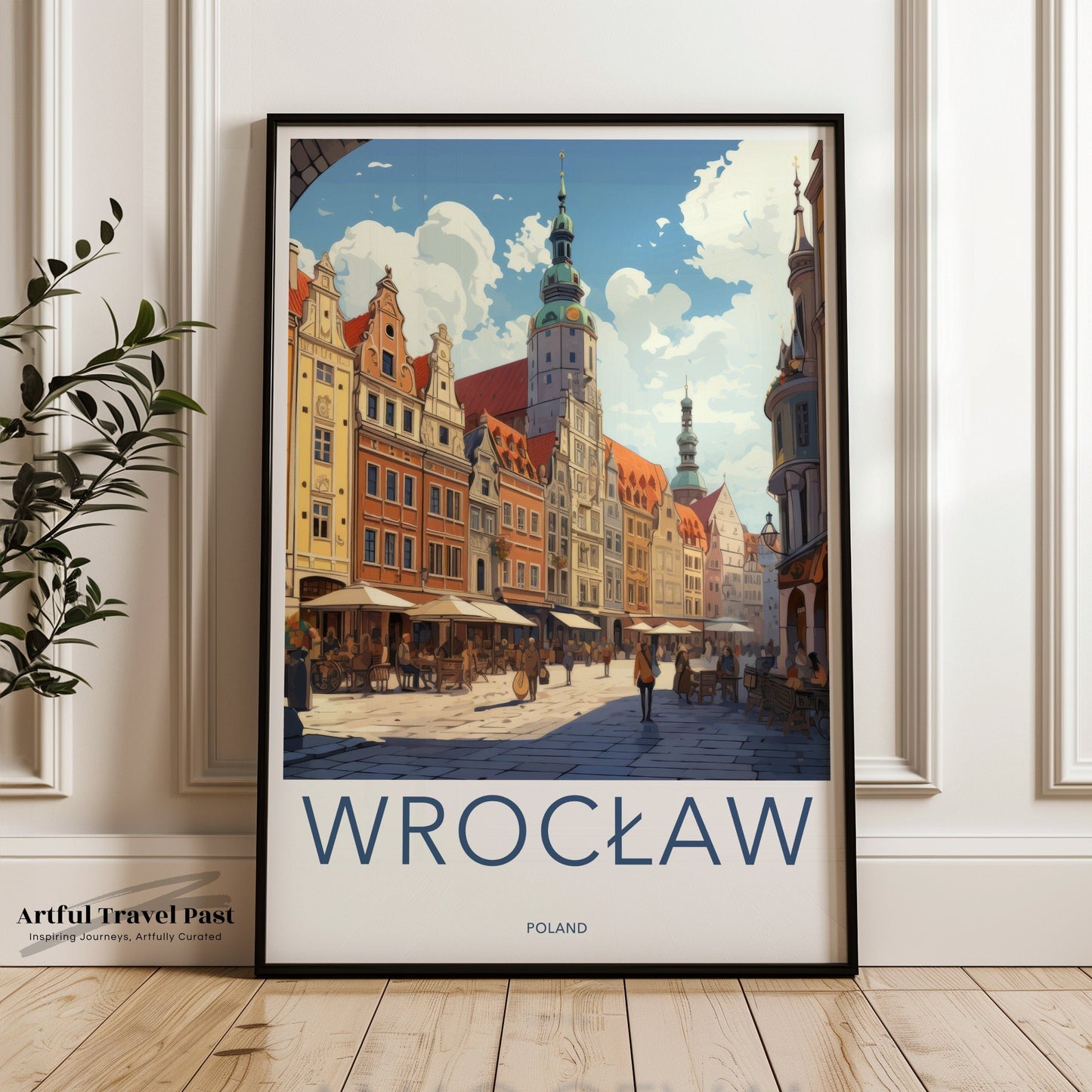 Wrocław Poster | Poland Wall Art | Eastern Europe Artwork