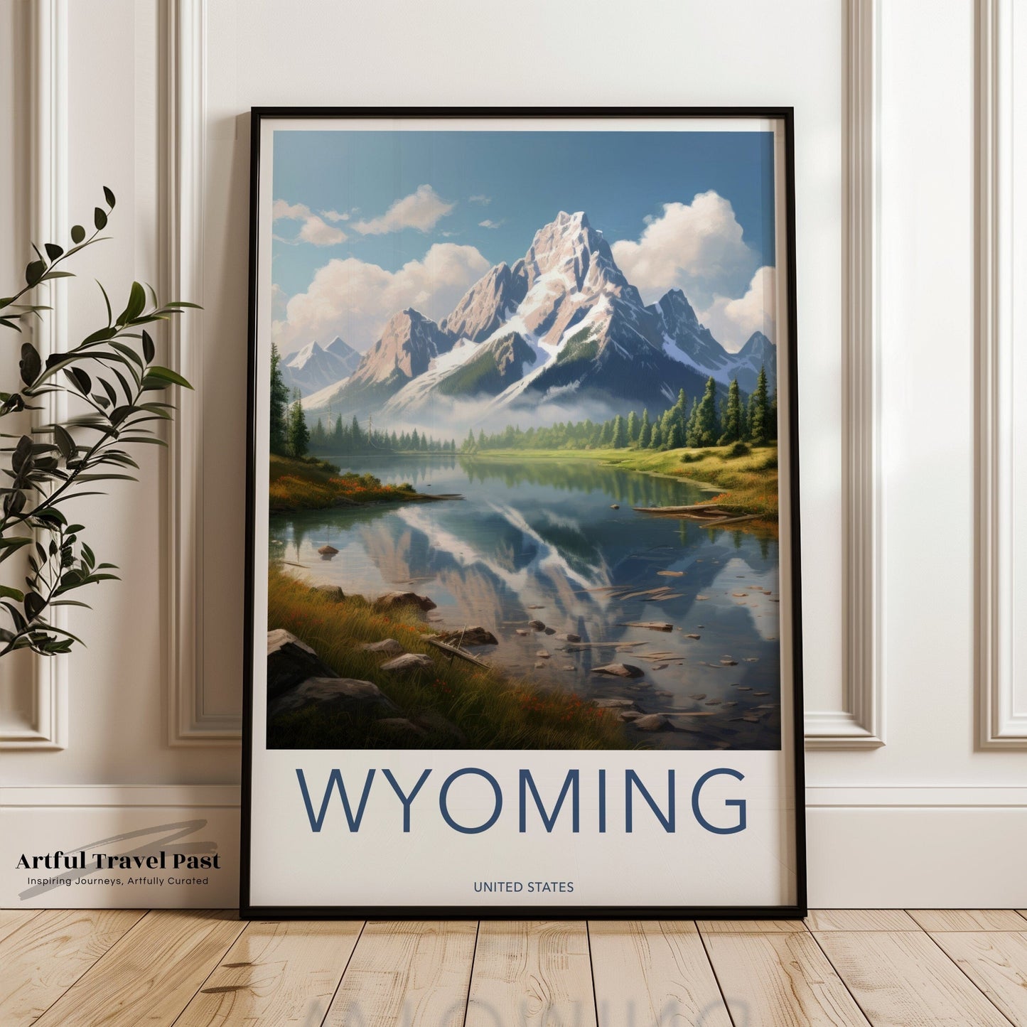 Wyoming Poster | Wyoming Wall Art | America Decor