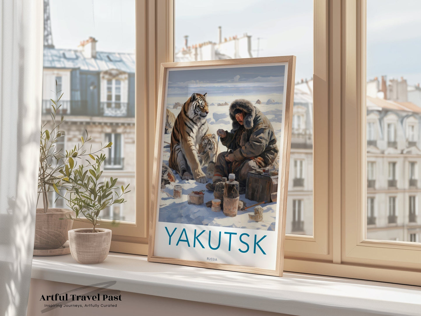 Yakutsk Poster | Russia Wall Art | Eastern Europe Artwork