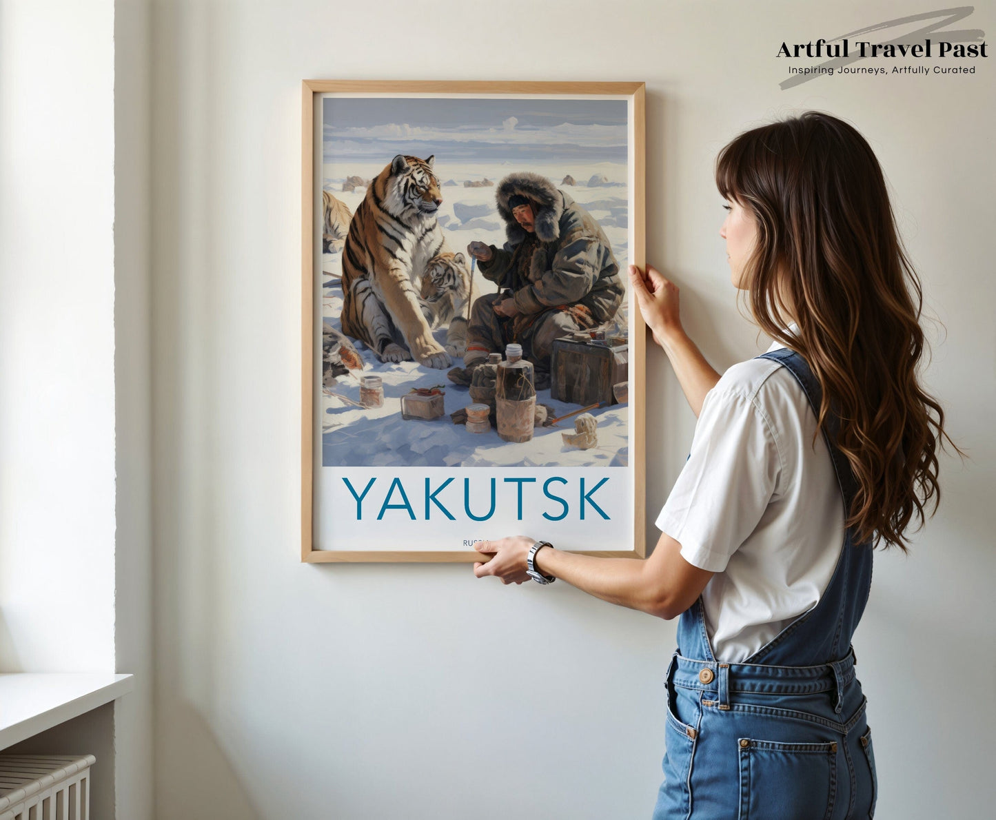 Yakutsk Poster | Russia Wall Art | Eastern Europe Artwork