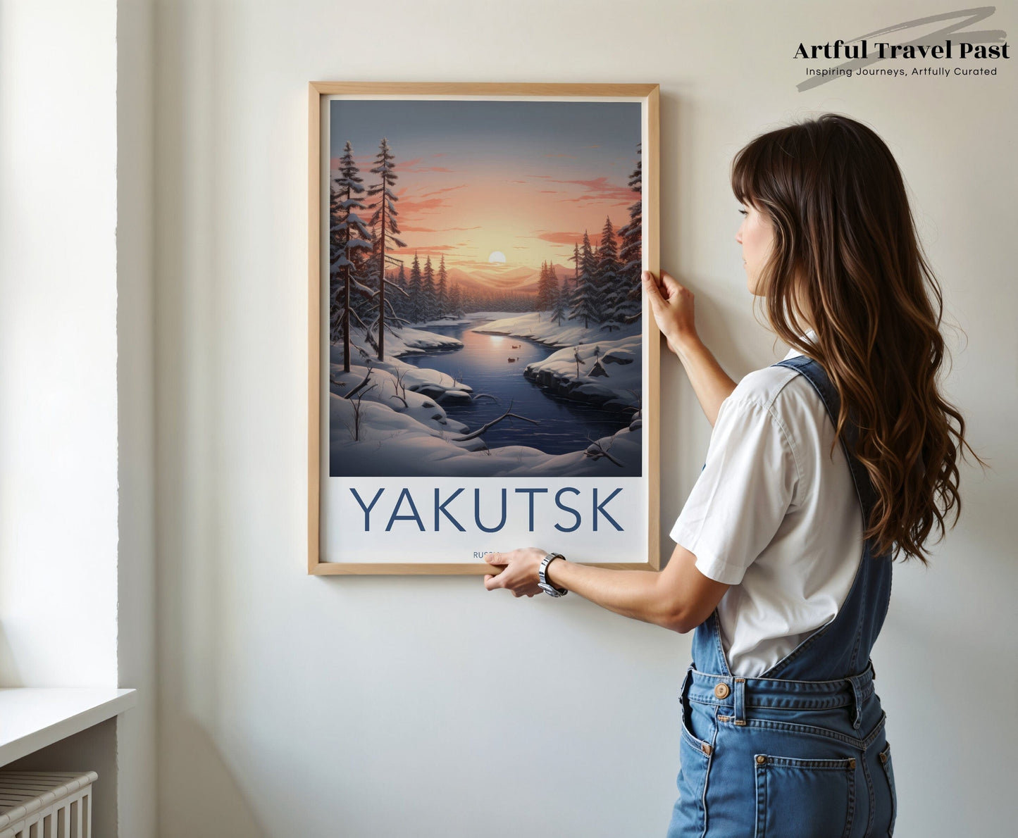 Yakutsk Poster | Russia Wall Art | Eastern Europe Artwork