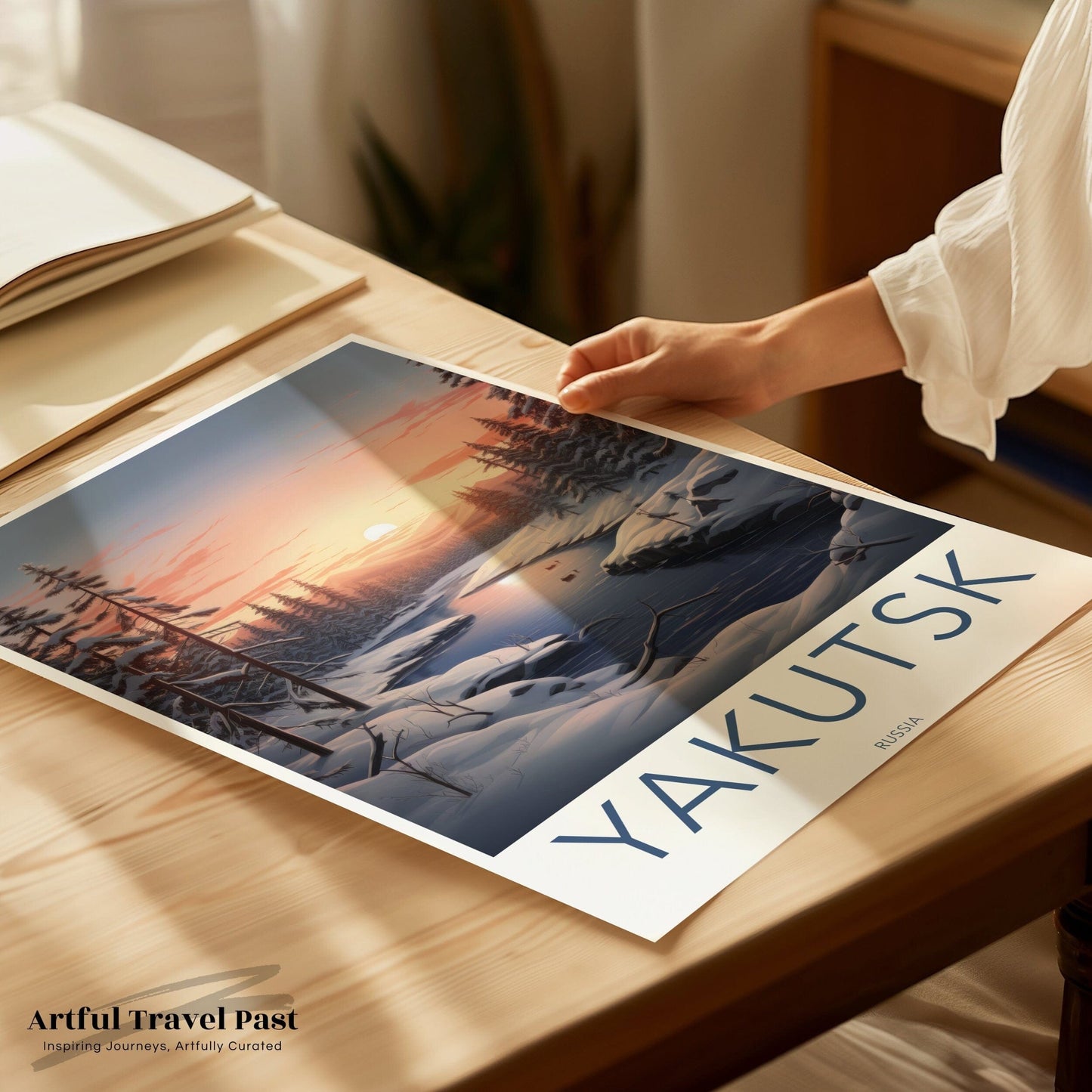 Yakutsk Poster | Russia Wall Art | Eastern Europe Artwork