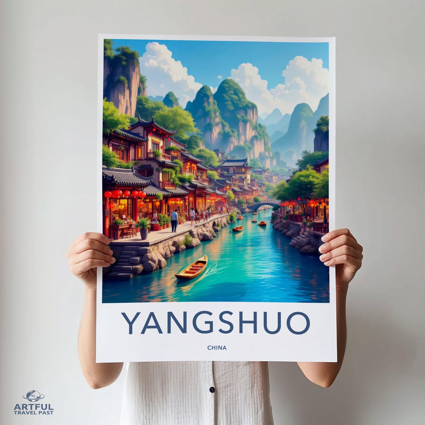 Yangshuo Poster | China Wall Art | Asia Decor