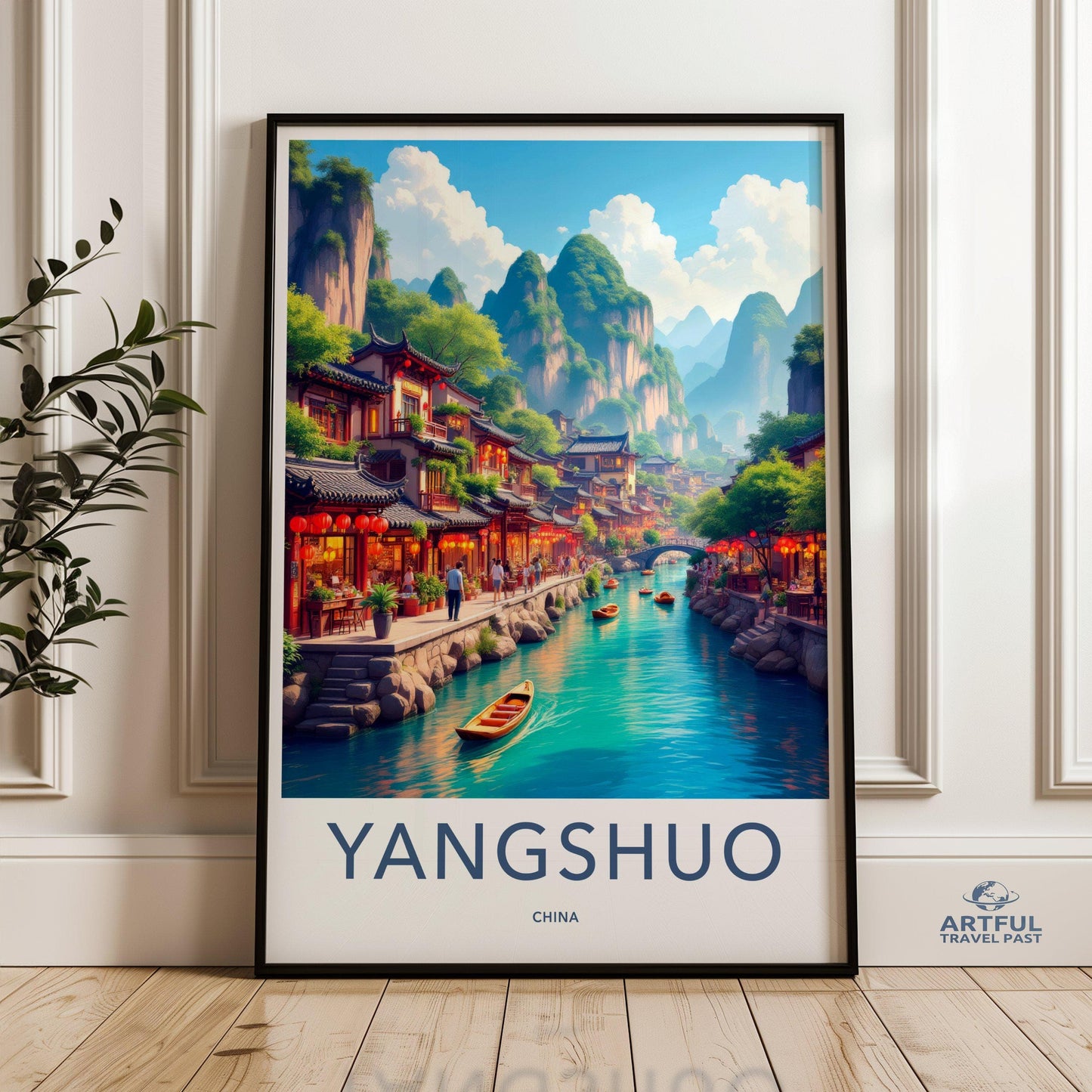 Yangshuo Poster | China Wall Art | Asia Decor