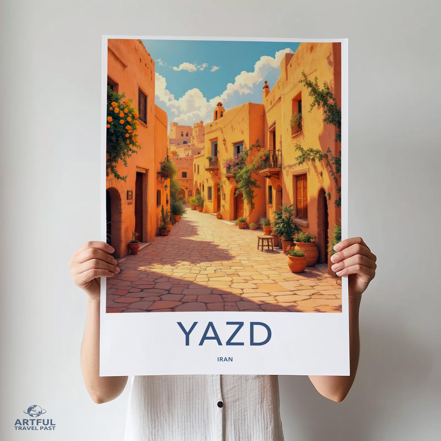 Yazd Poster - Iran Wall Art