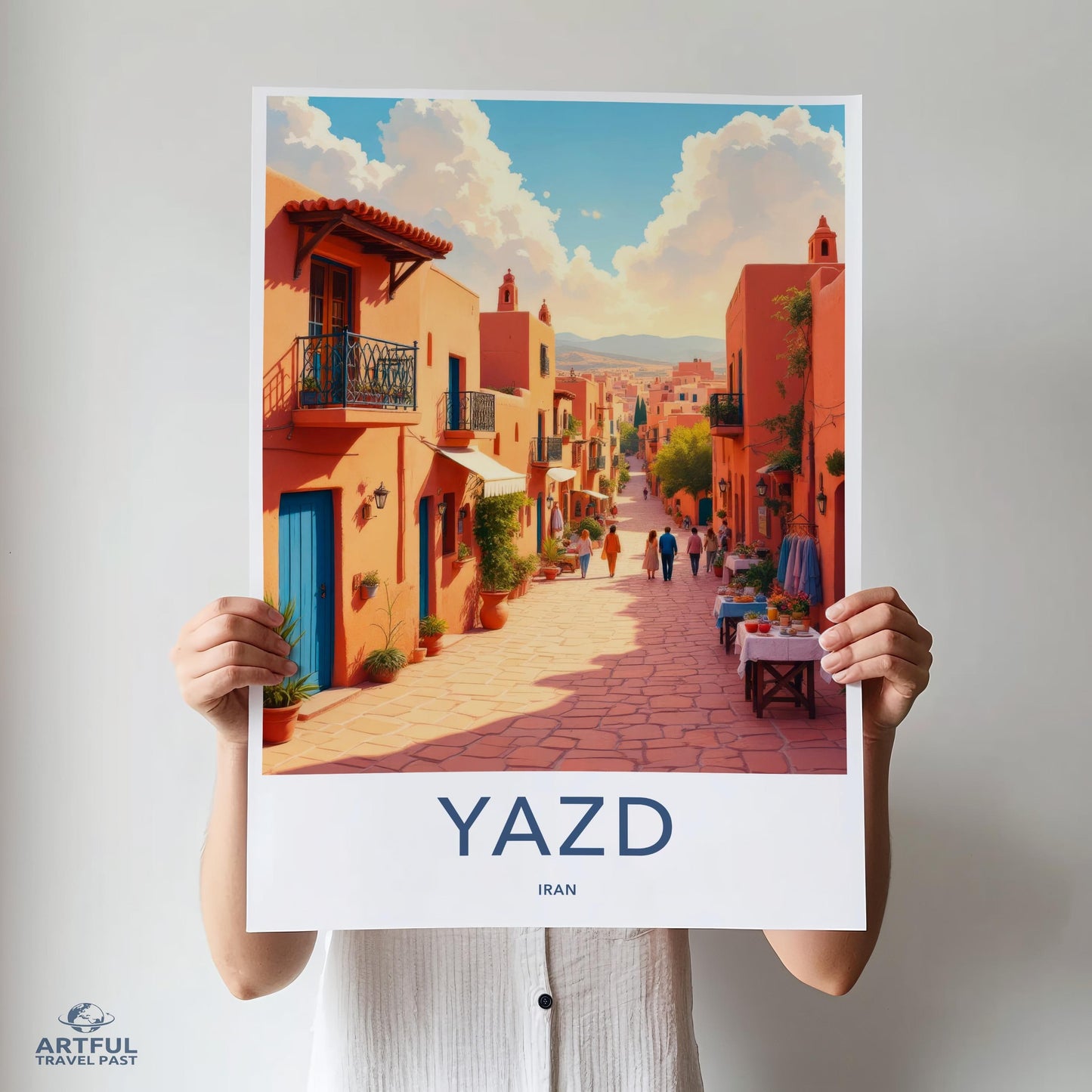 Yazd Poster - Iran Wall Art