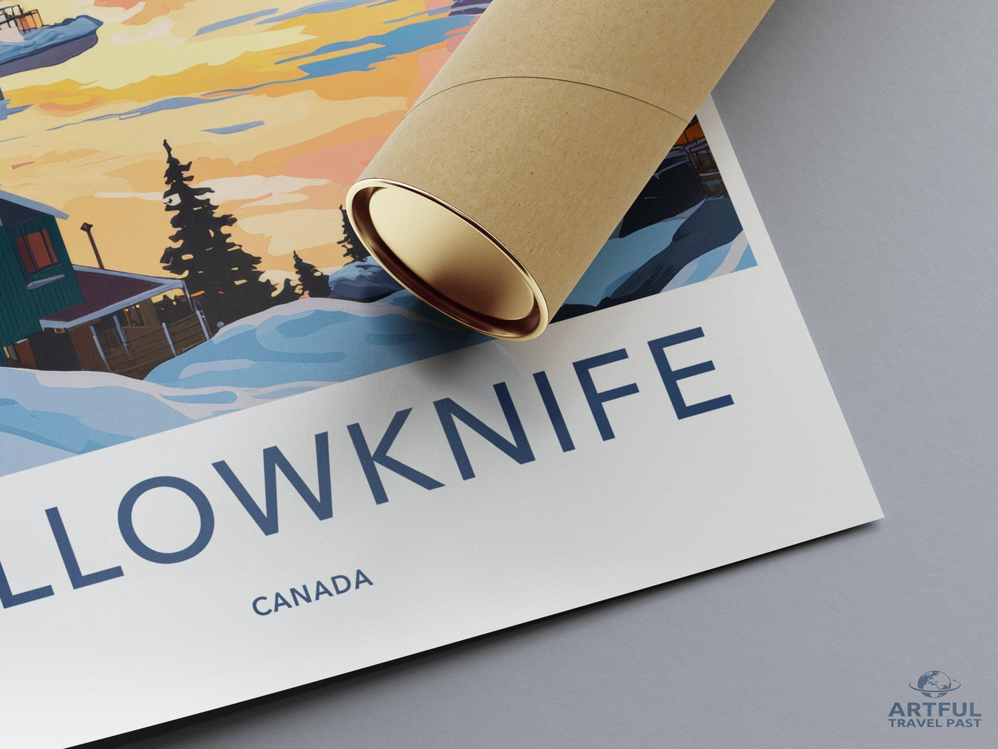 Yellowknife Poster - Canada Wall Art