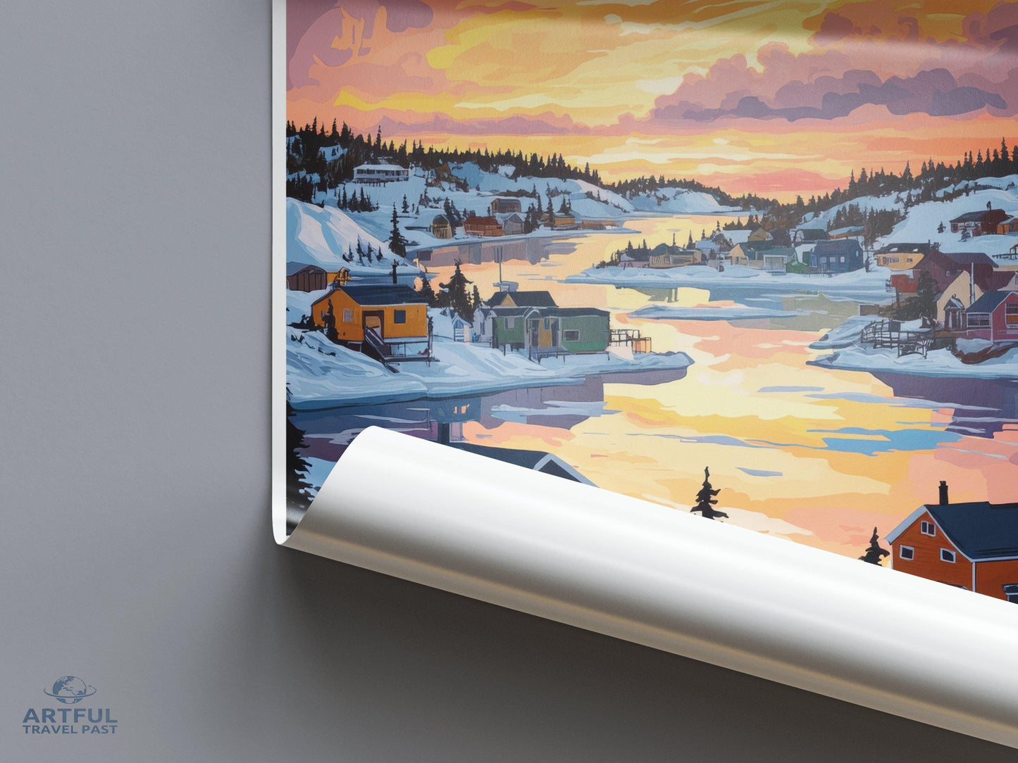 Yellowknife Poster - Canada Wall Art