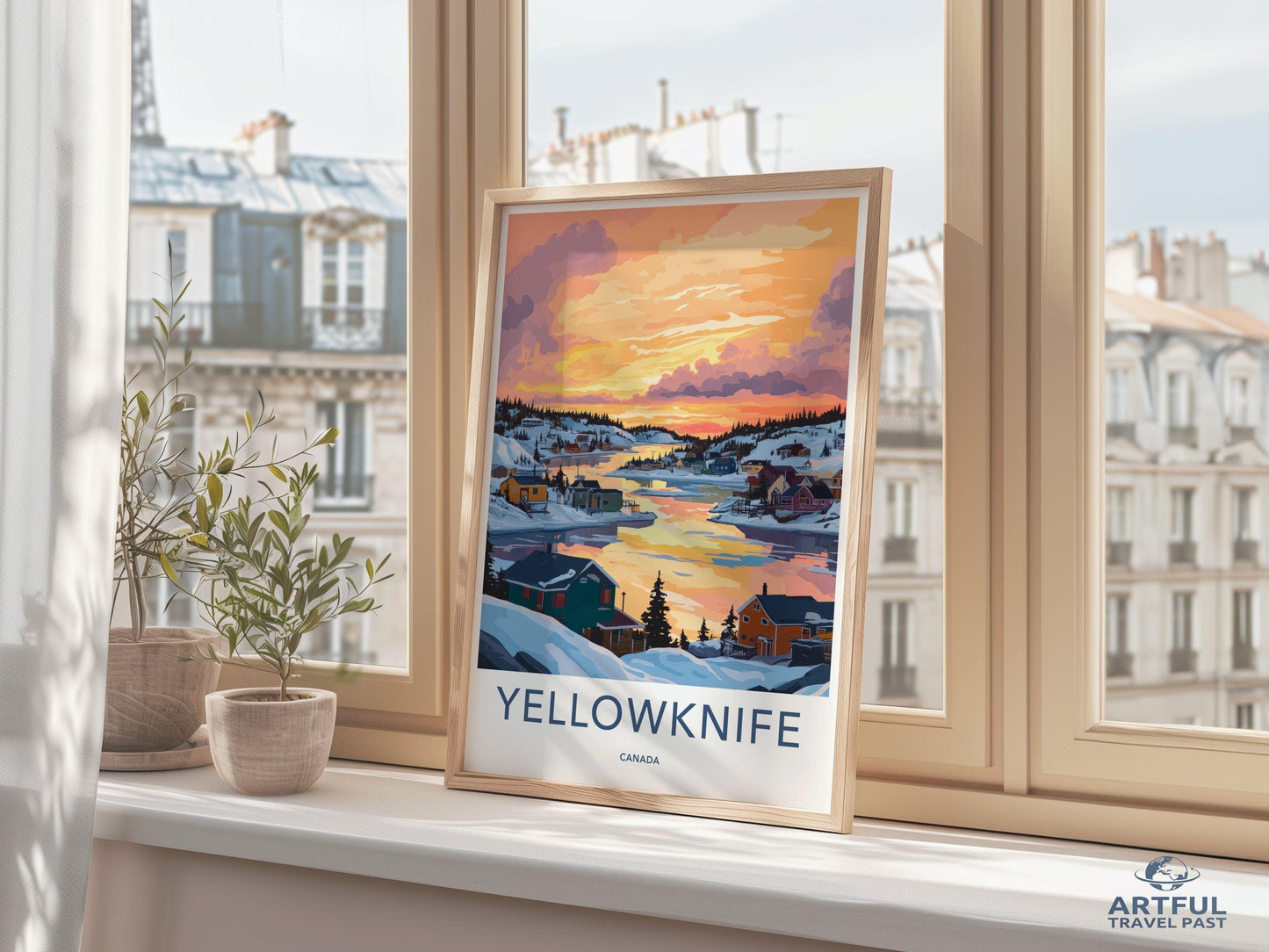 Yellowknife Poster - Canada Wall Art