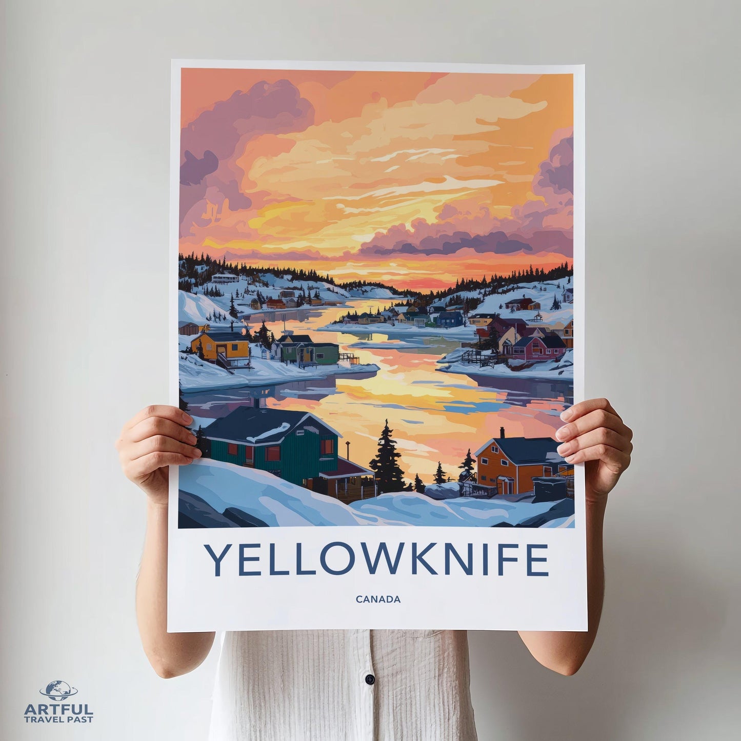 Yellowknife Poster - Canada Wall Art