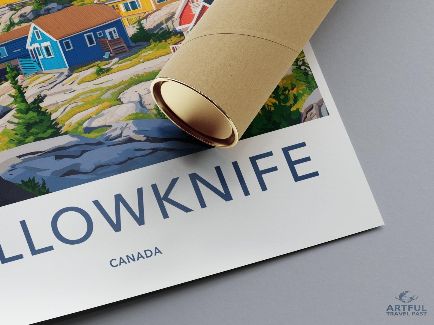 Yellowknife Poster - Canada Wall Art