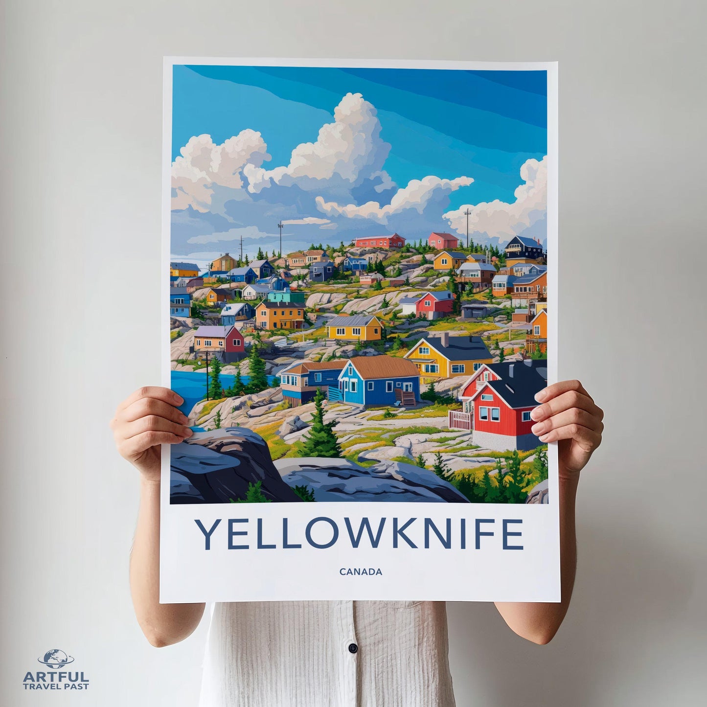 Yellowknife Poster - Canada Wall Art