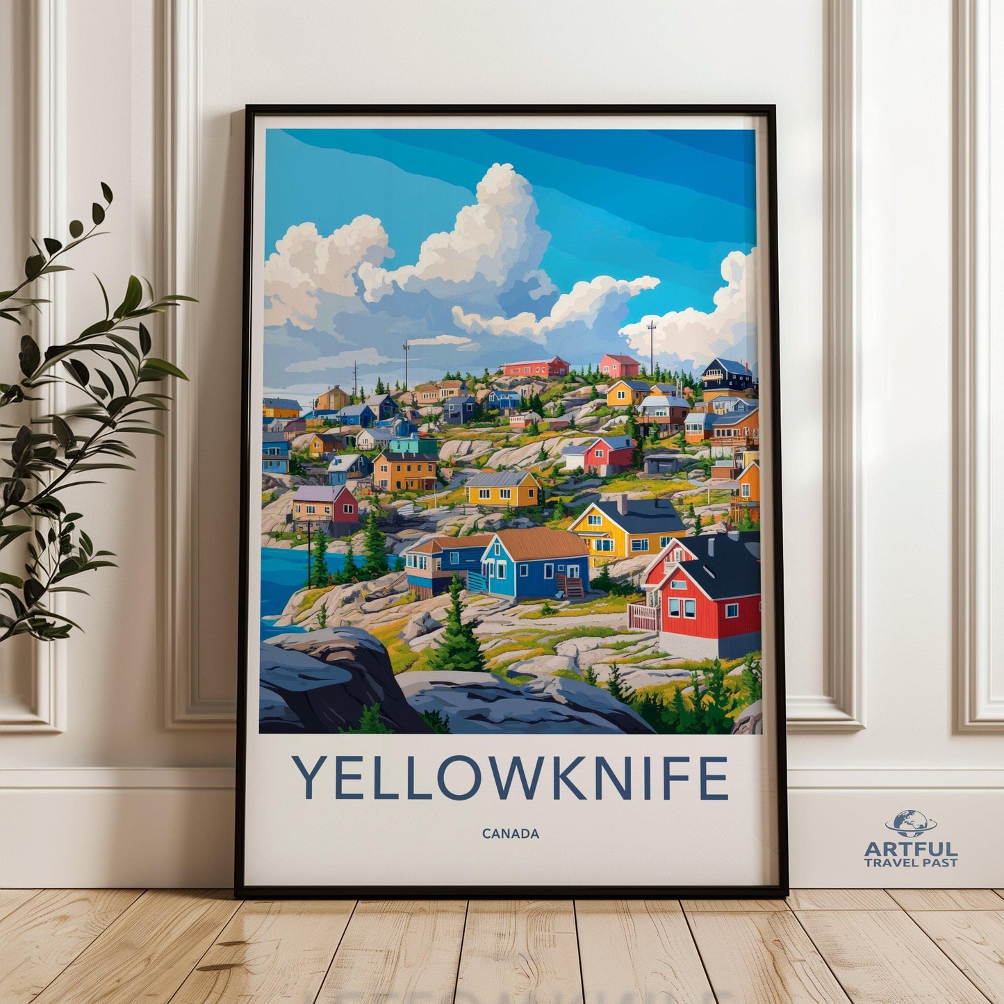 Yellowknife Poster - Canada Wall Art
