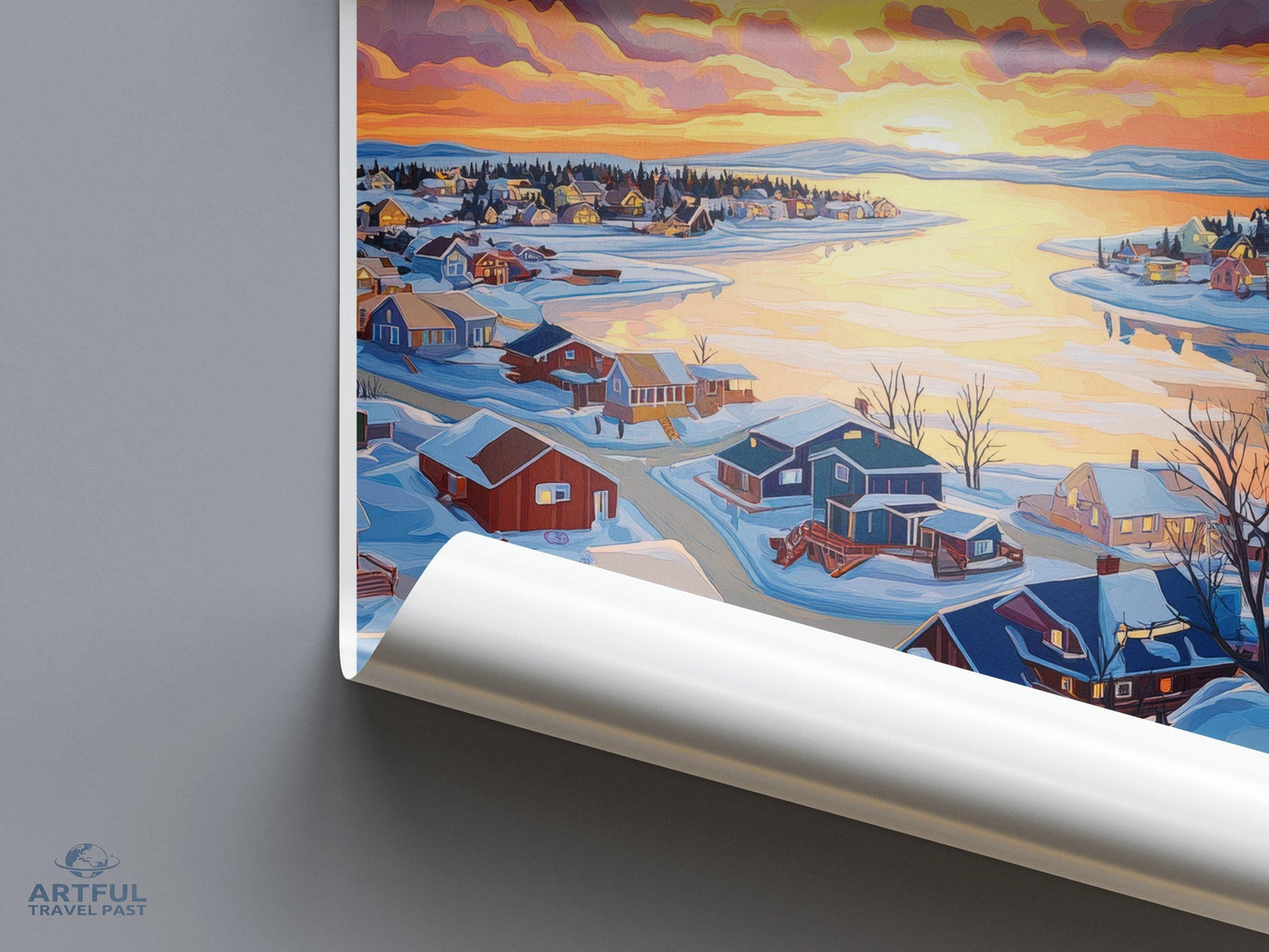 Yellowknife Poster - Canada Wall Art