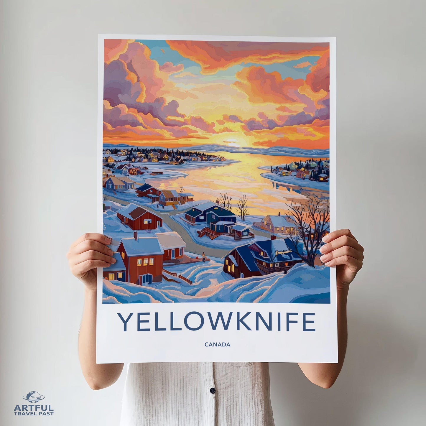 Yellowknife Poster - Canada Wall Art