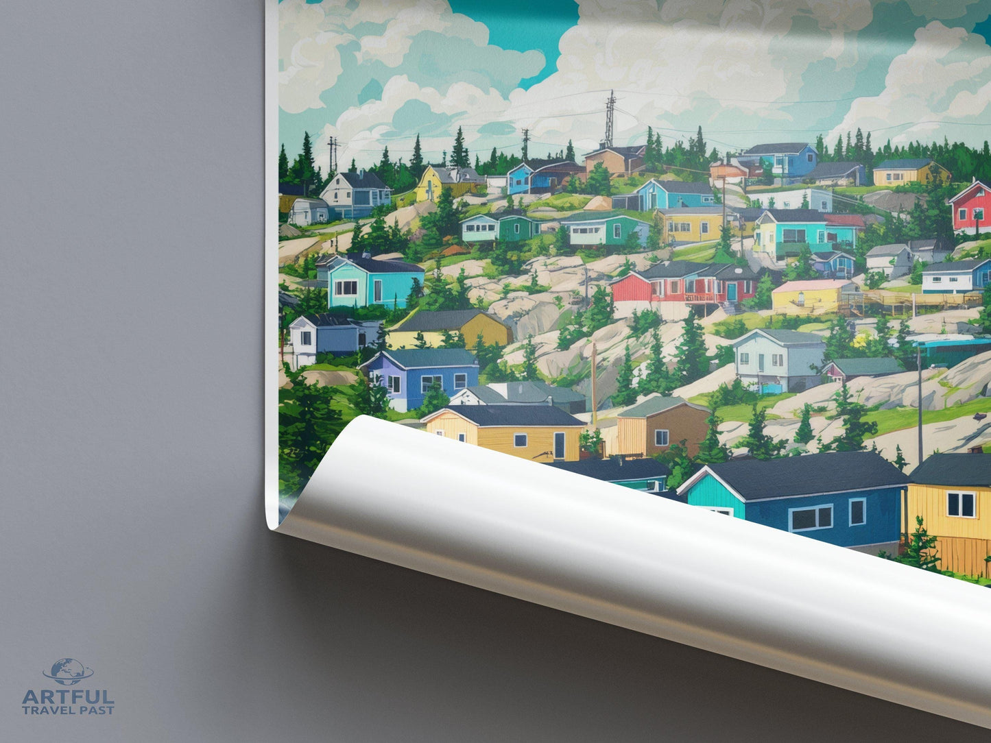 Yellowknife Poster - Canada Wall Art