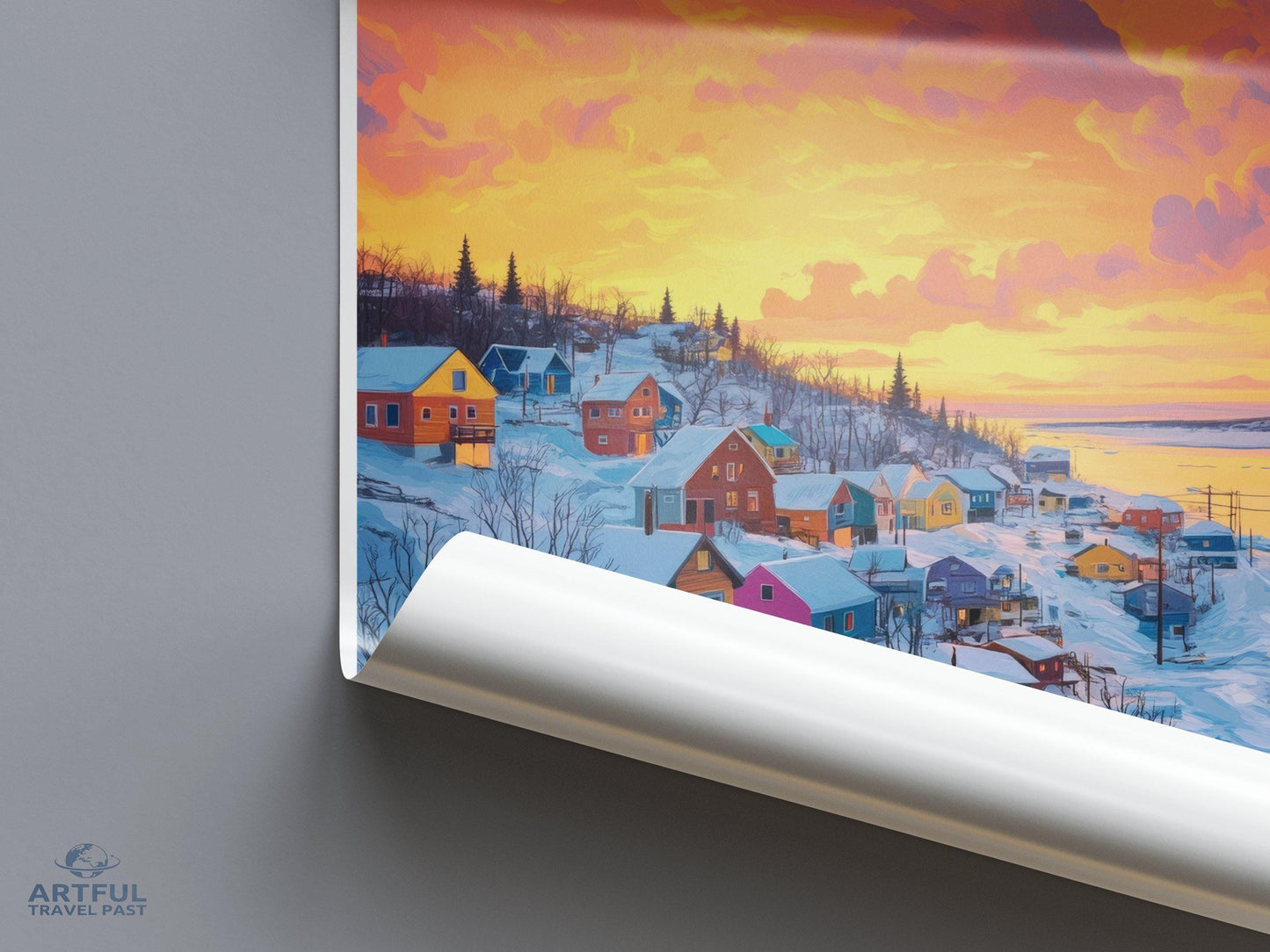 Yellowknife Poster - Canada Wall Art