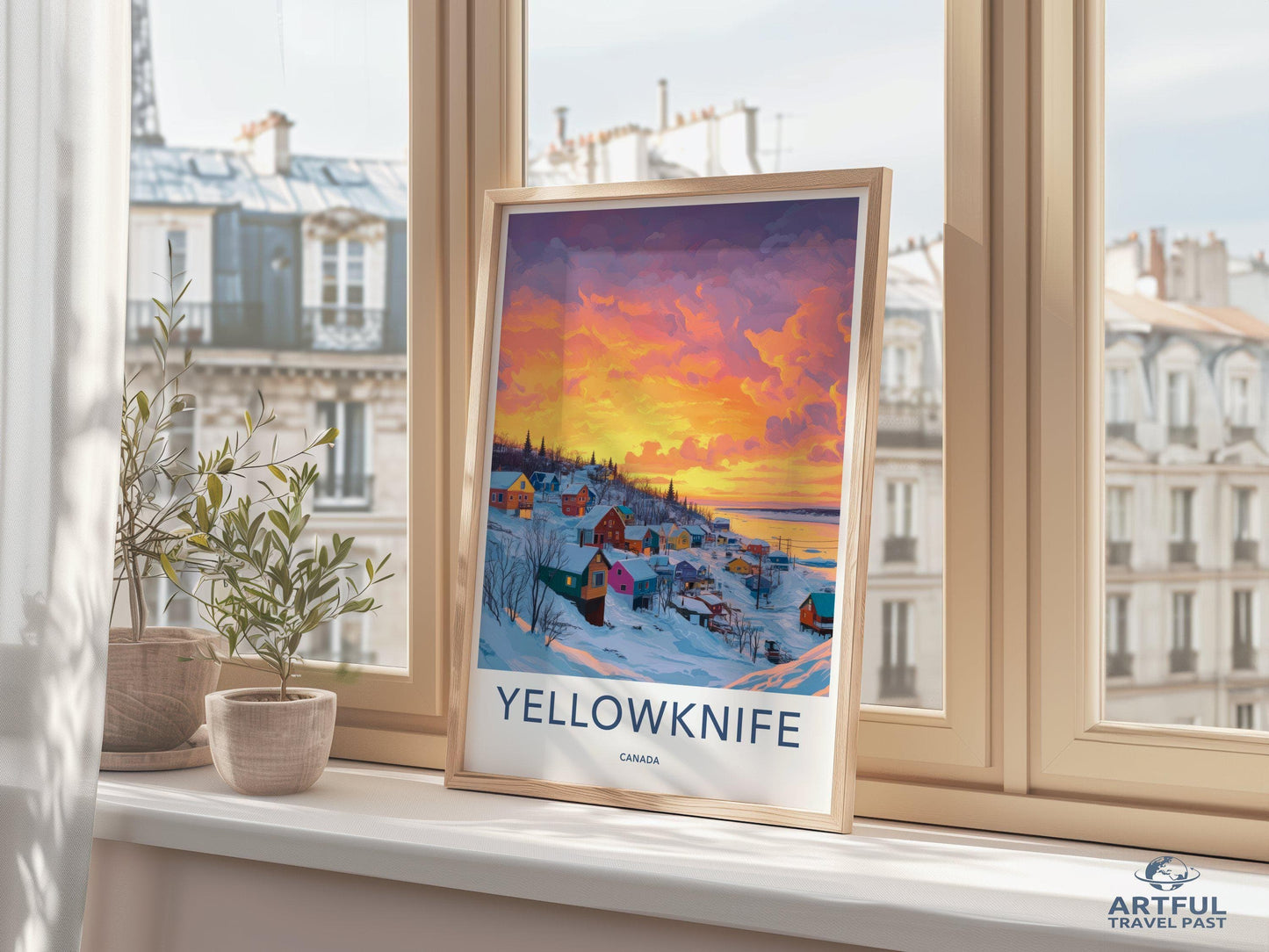 Yellowknife Poster - Canada Wall Art