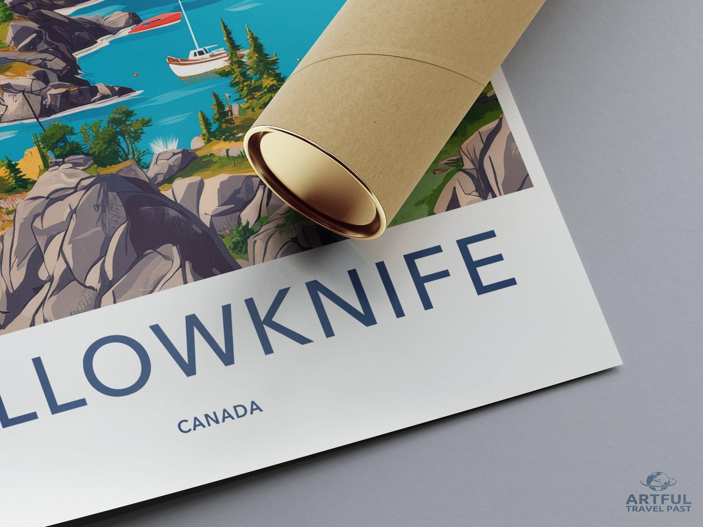 Yellowknife Poster - Canada Wall Art