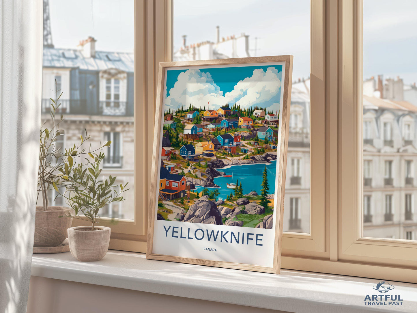Yellowknife Poster - Canada Wall Art