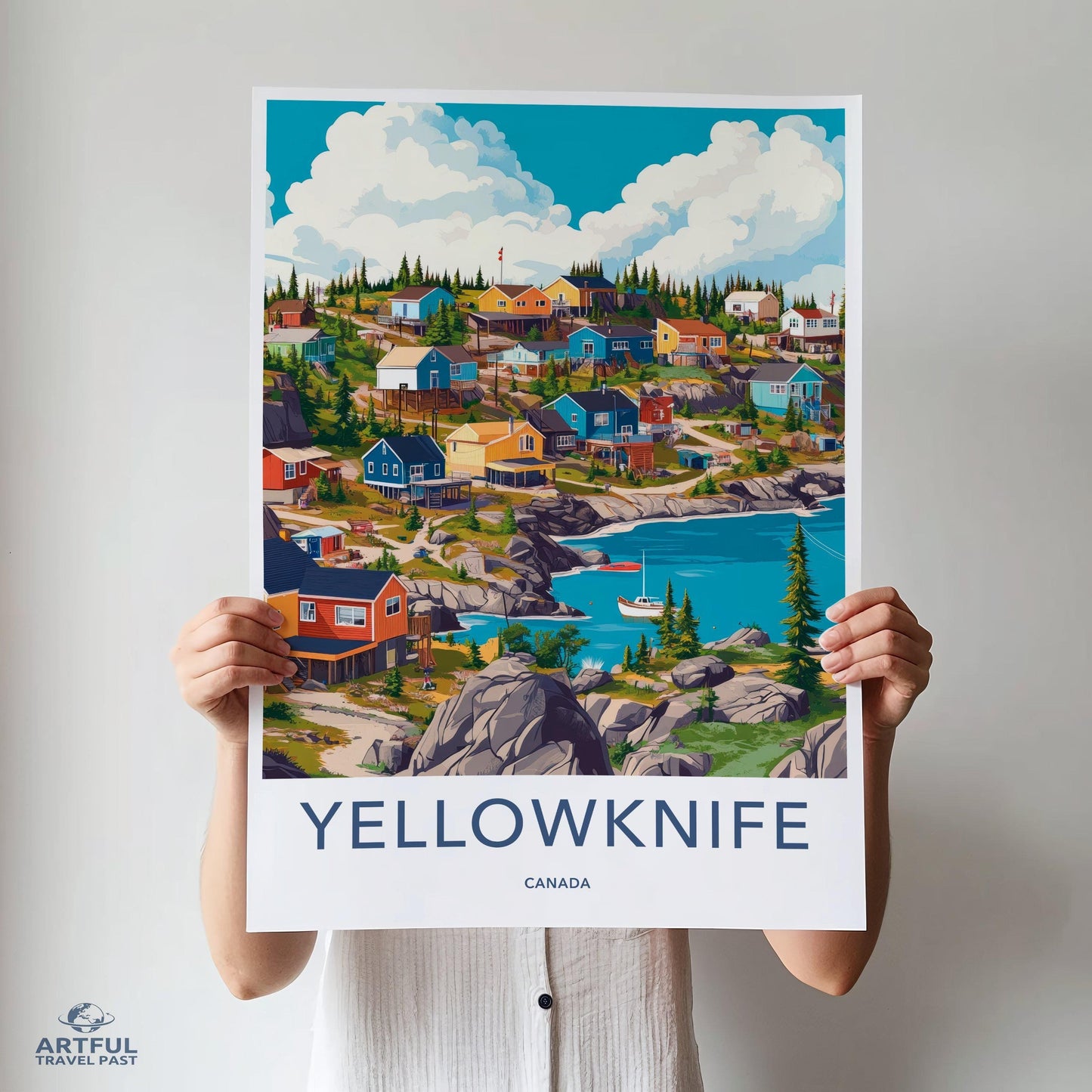 Yellowknife Poster - Canada Wall Art