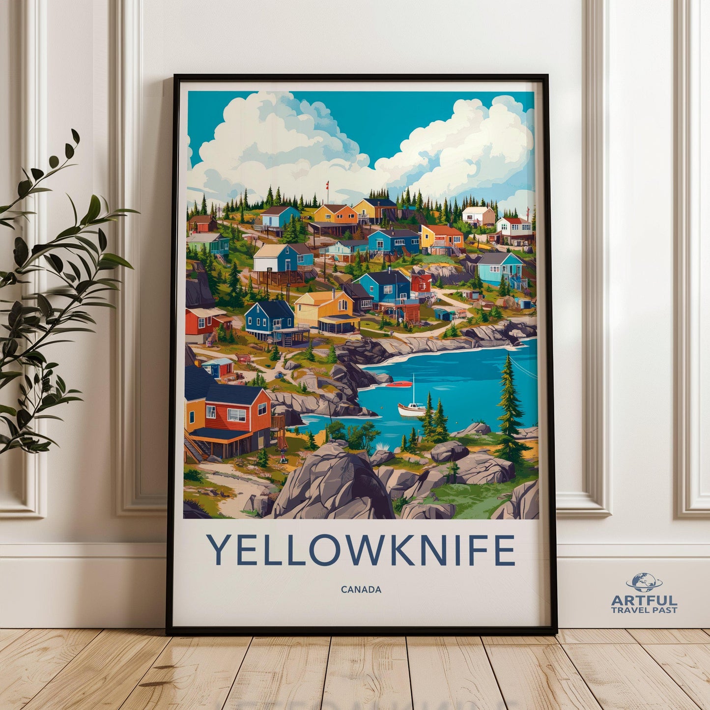 Yellowknife Poster - Canada Wall Art
