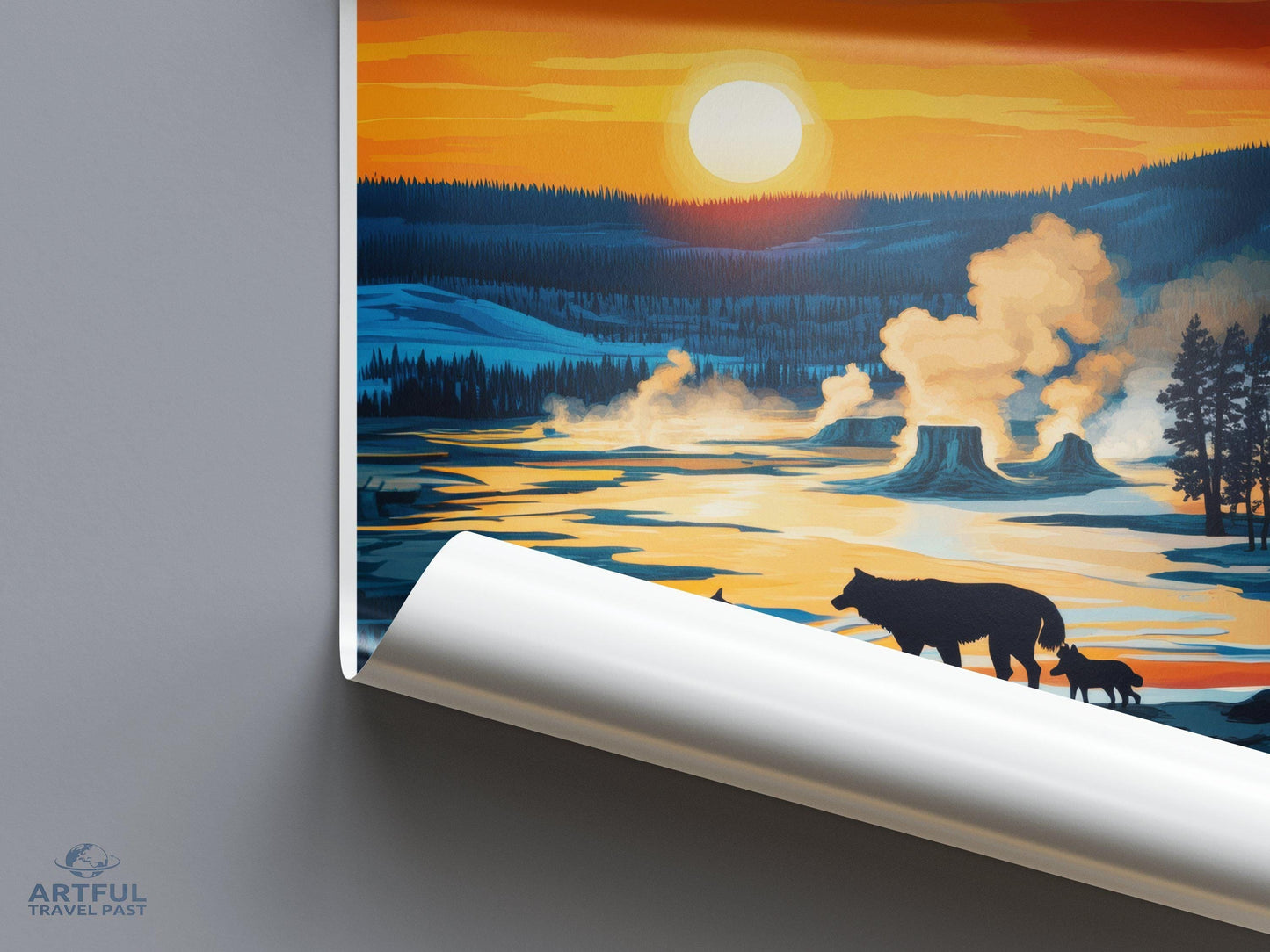 Yellowstone National Park Poster