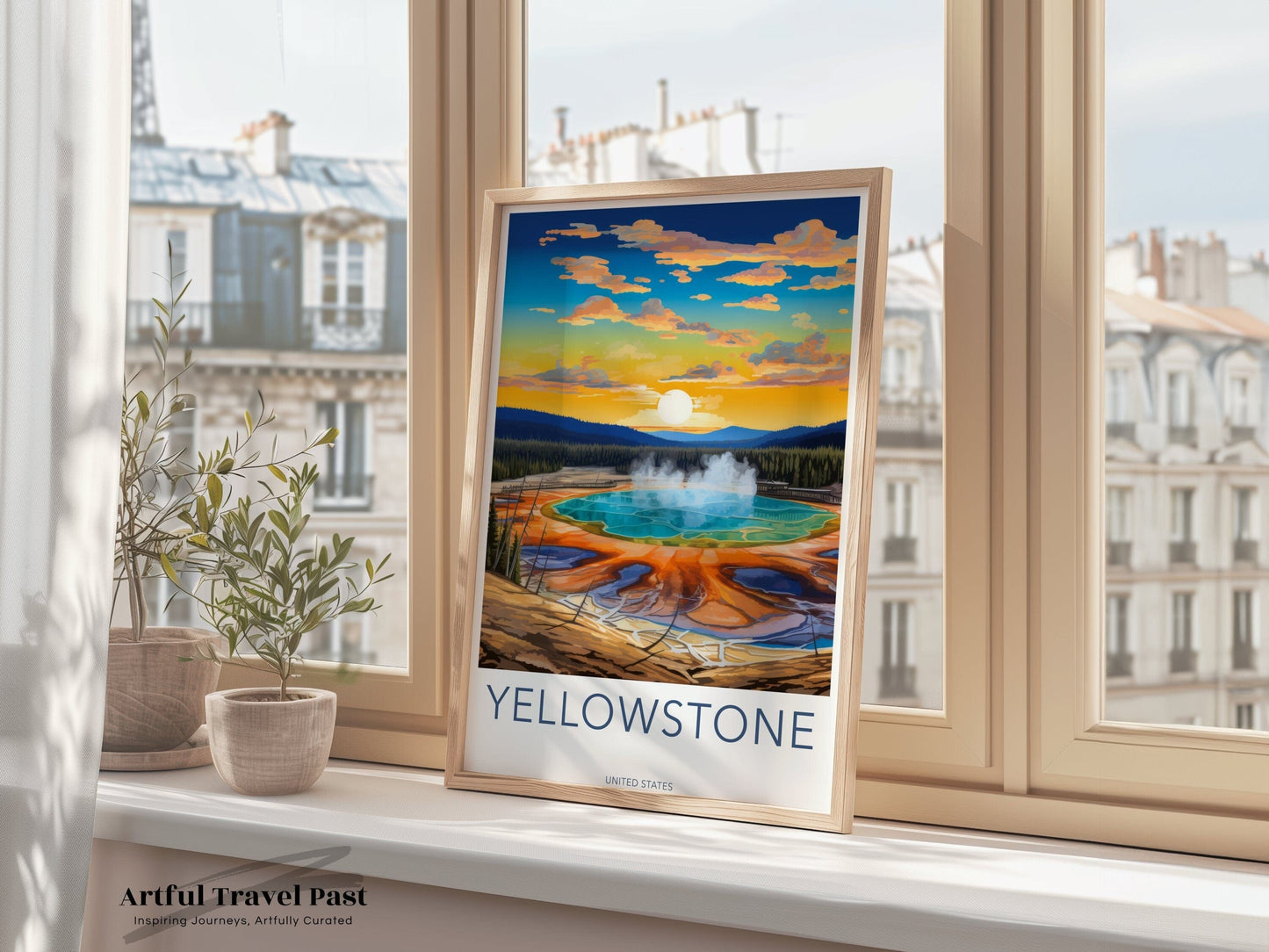 Yellowstone National Park Poster | USA Wall Art