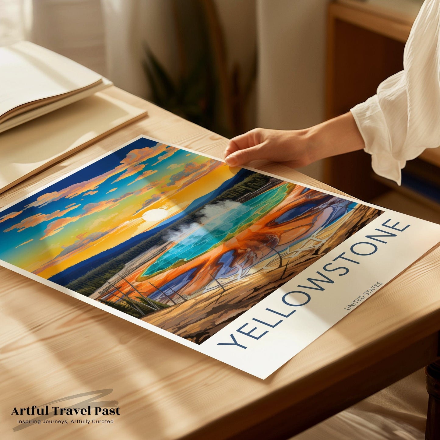 Yellowstone National Park Poster | USA Wall Art