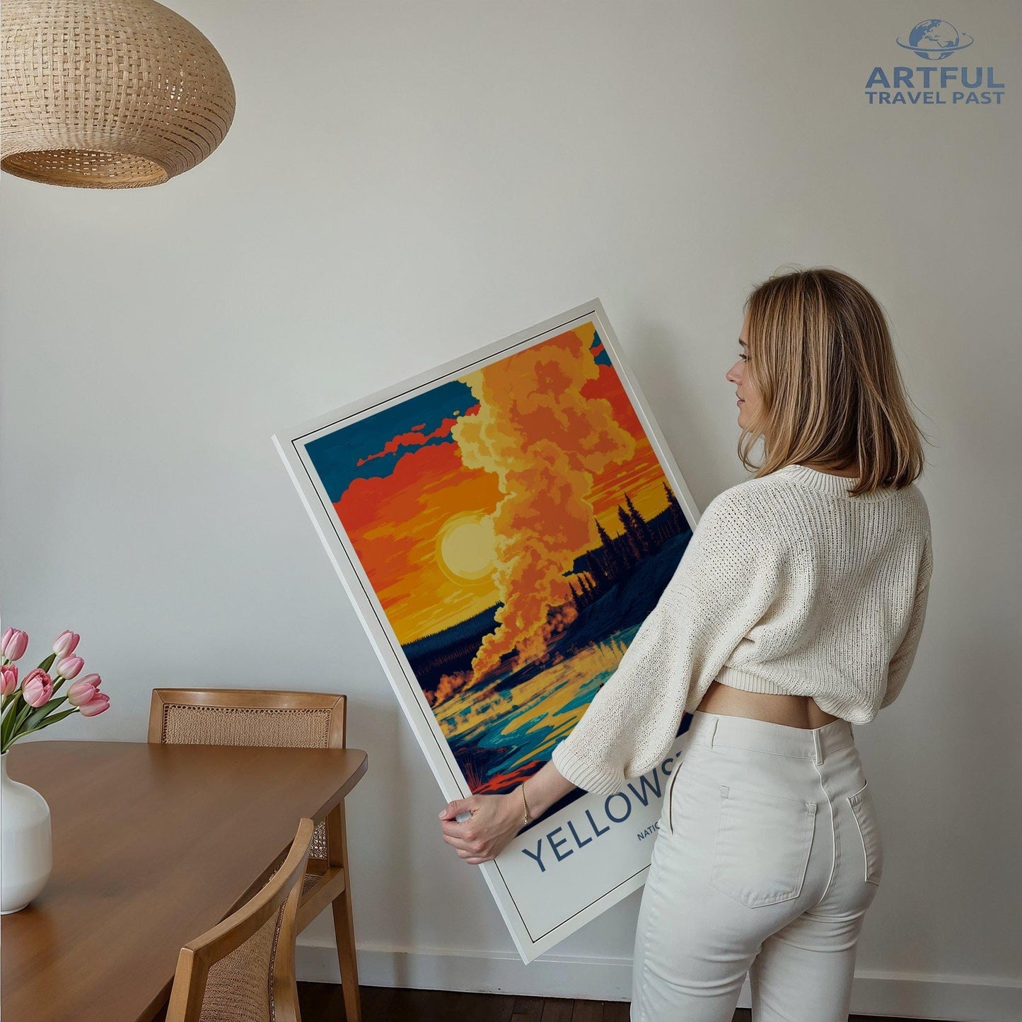 Yellowstone Poster - Wyoming Wall Art