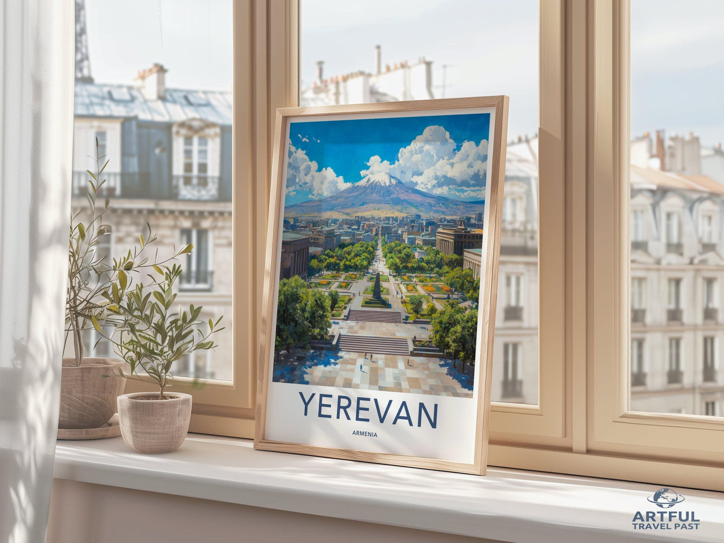 Yerevan Poster | Armenia Wall Art | Caucasus Decor