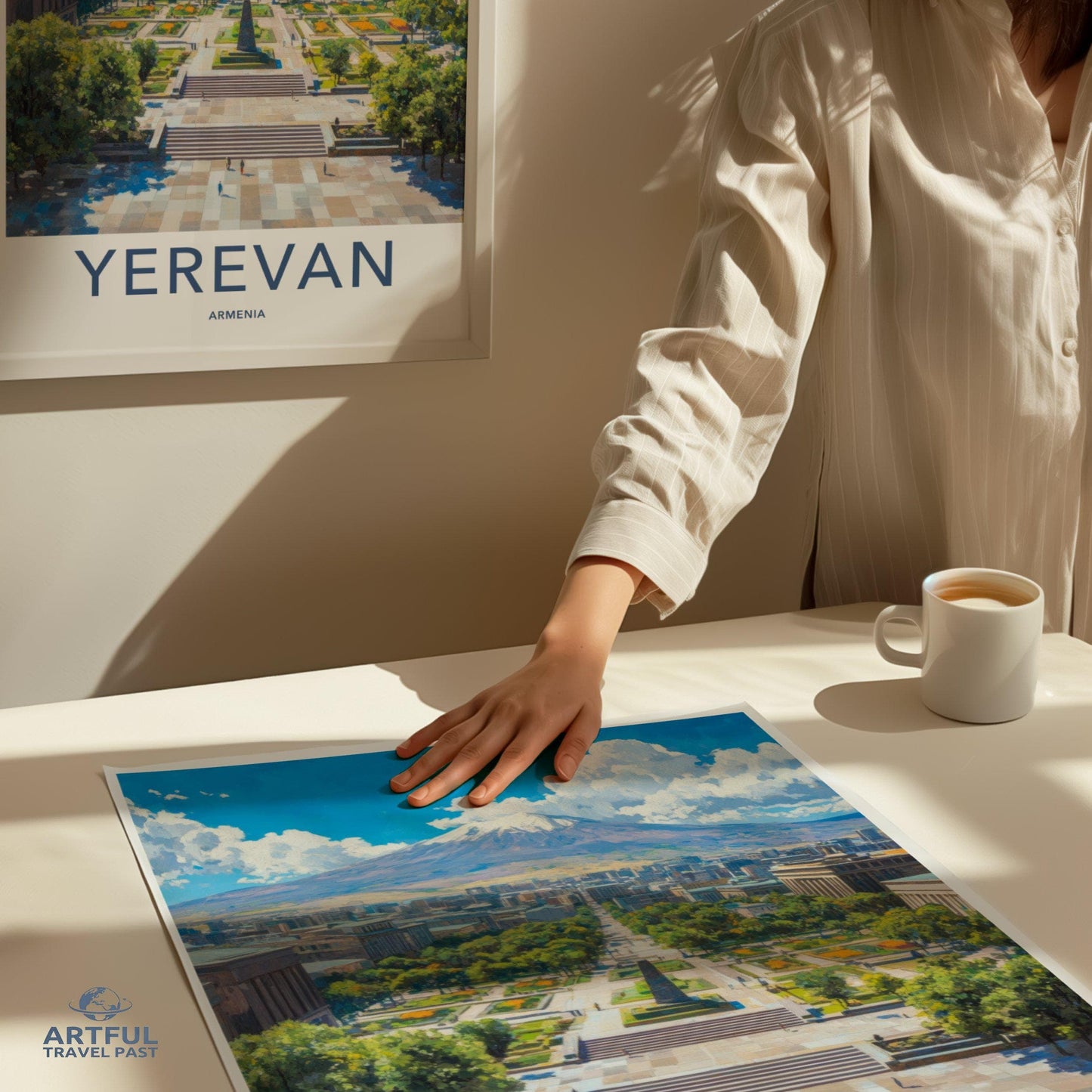 Yerevan Poster | Armenia Wall Art | Caucasus Decor